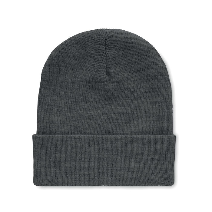 Beanie with Rolled Up Cuff