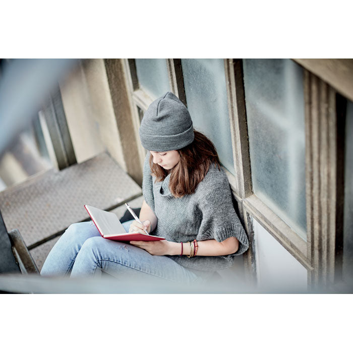 Beanie with Rolled Up Cuff