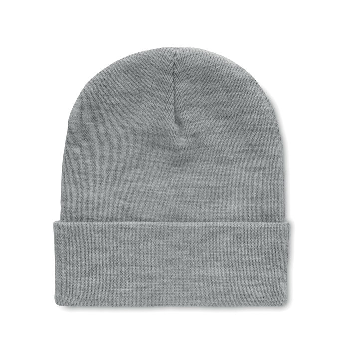 Beanie with Rolled Up Cuff