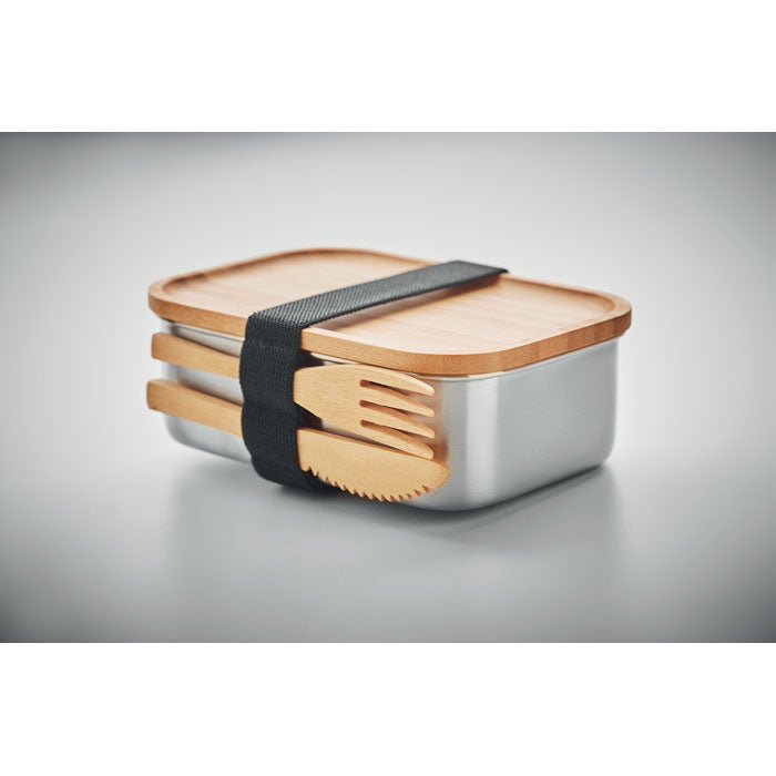Stainless Steel Lunch Box and Cutlery Set
