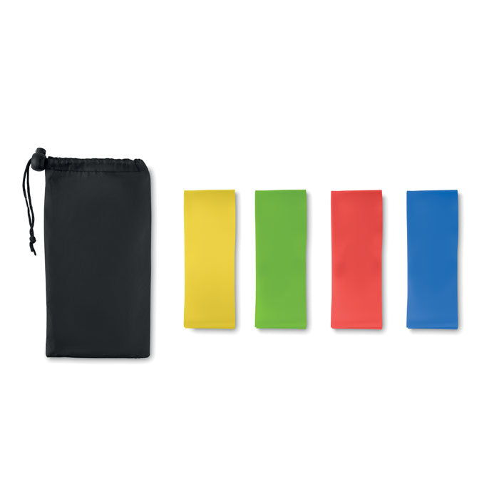 TPE Fitness Bands Set in Pouch