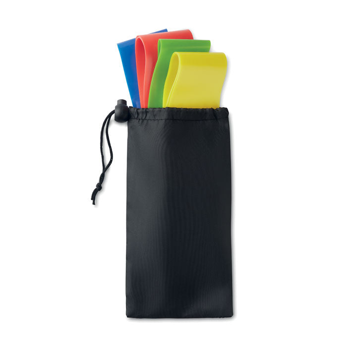 TPE Fitness Bands Set in Pouch