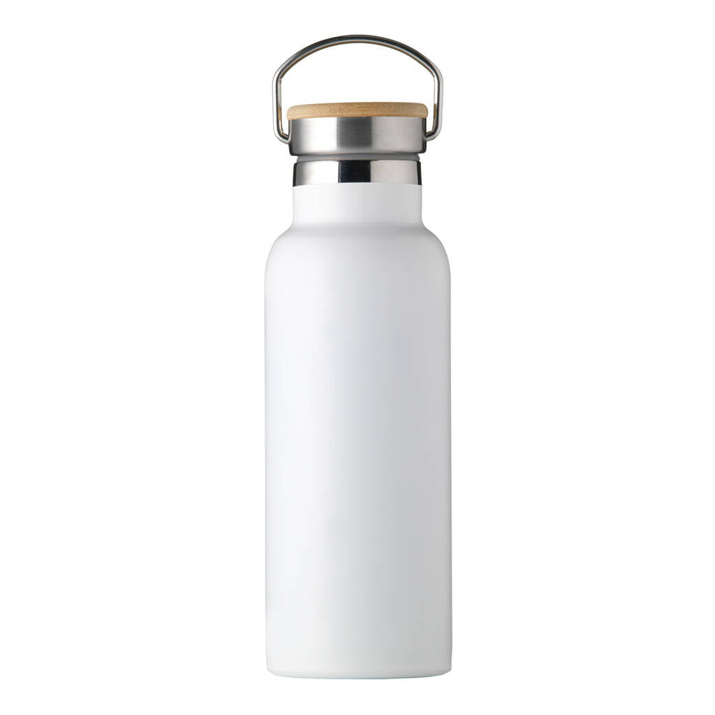 500ml Bamboo Lid Insulated Water Bottle