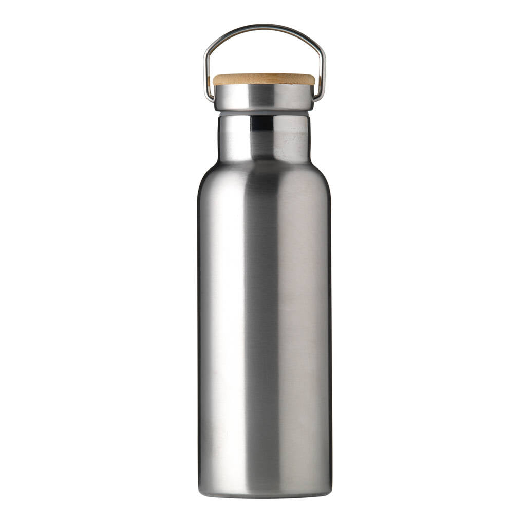 500ml Bamboo Lid Insulated Water Bottle
