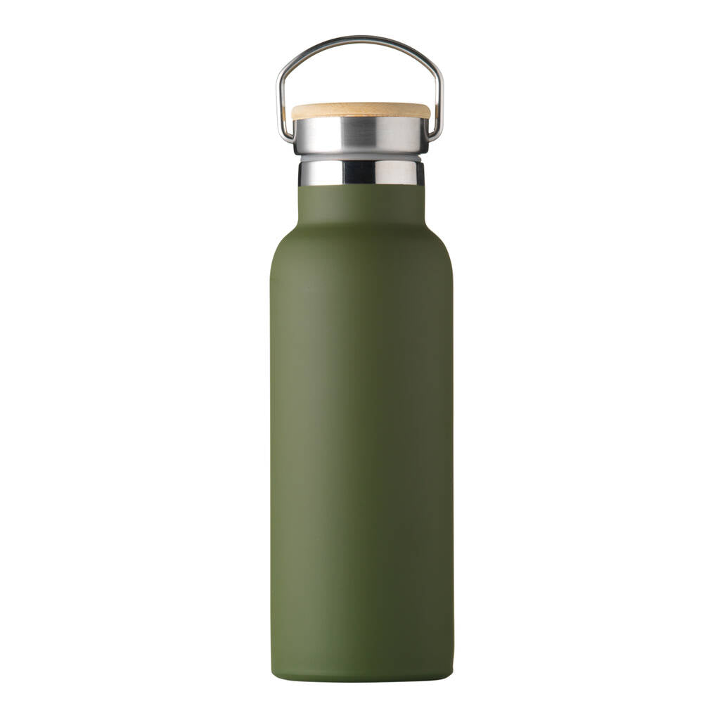 500ml Bamboo Lid Insulated Water Bottle