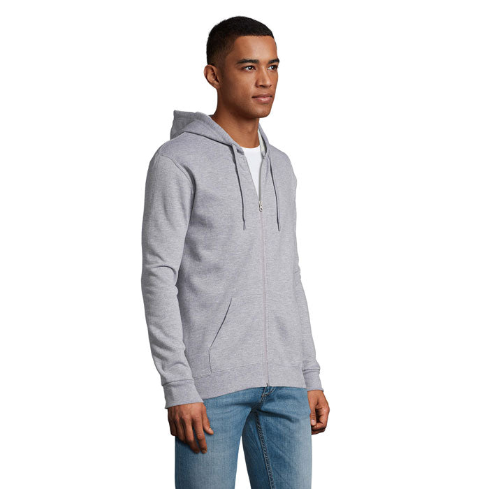 Stone Unisex Zip Hoodie