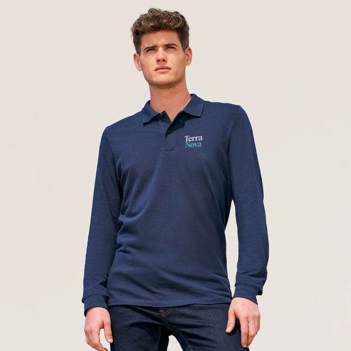 Perfect Men's Long Sleeved Polo Shirt