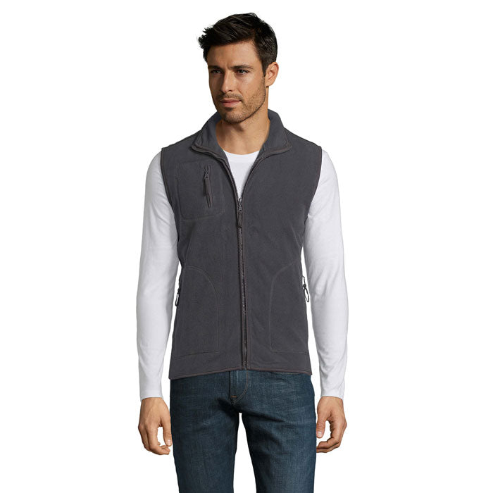 Norway Unisex Sleeveless Fleece Cardigan