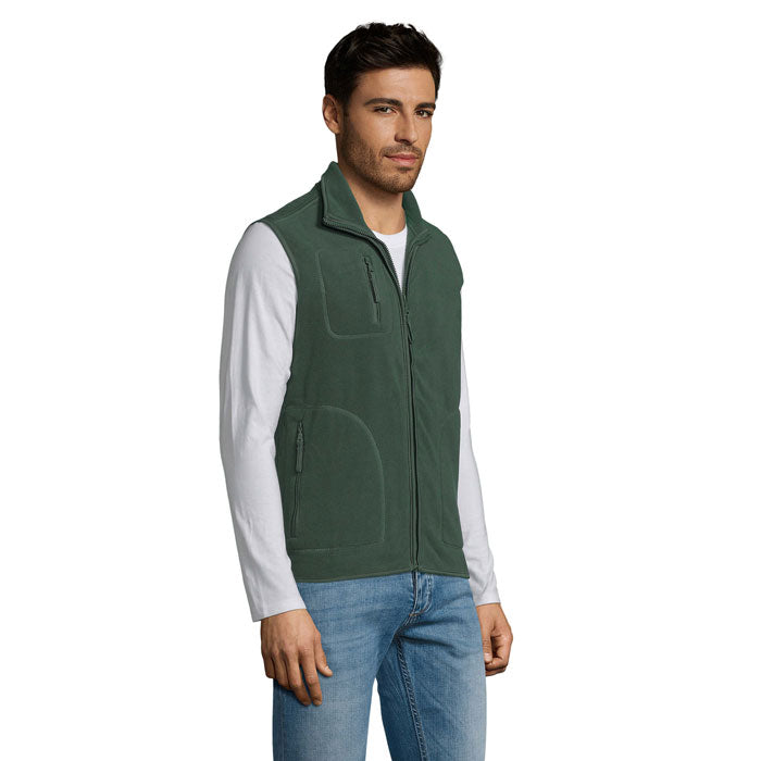 Norway Unisex Sleeveless Fleece Cardigan