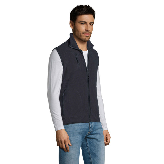 Norway Unisex Sleeveless Fleece Cardigan