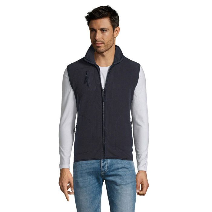 Norway Unisex Sleeveless Fleece Cardigan