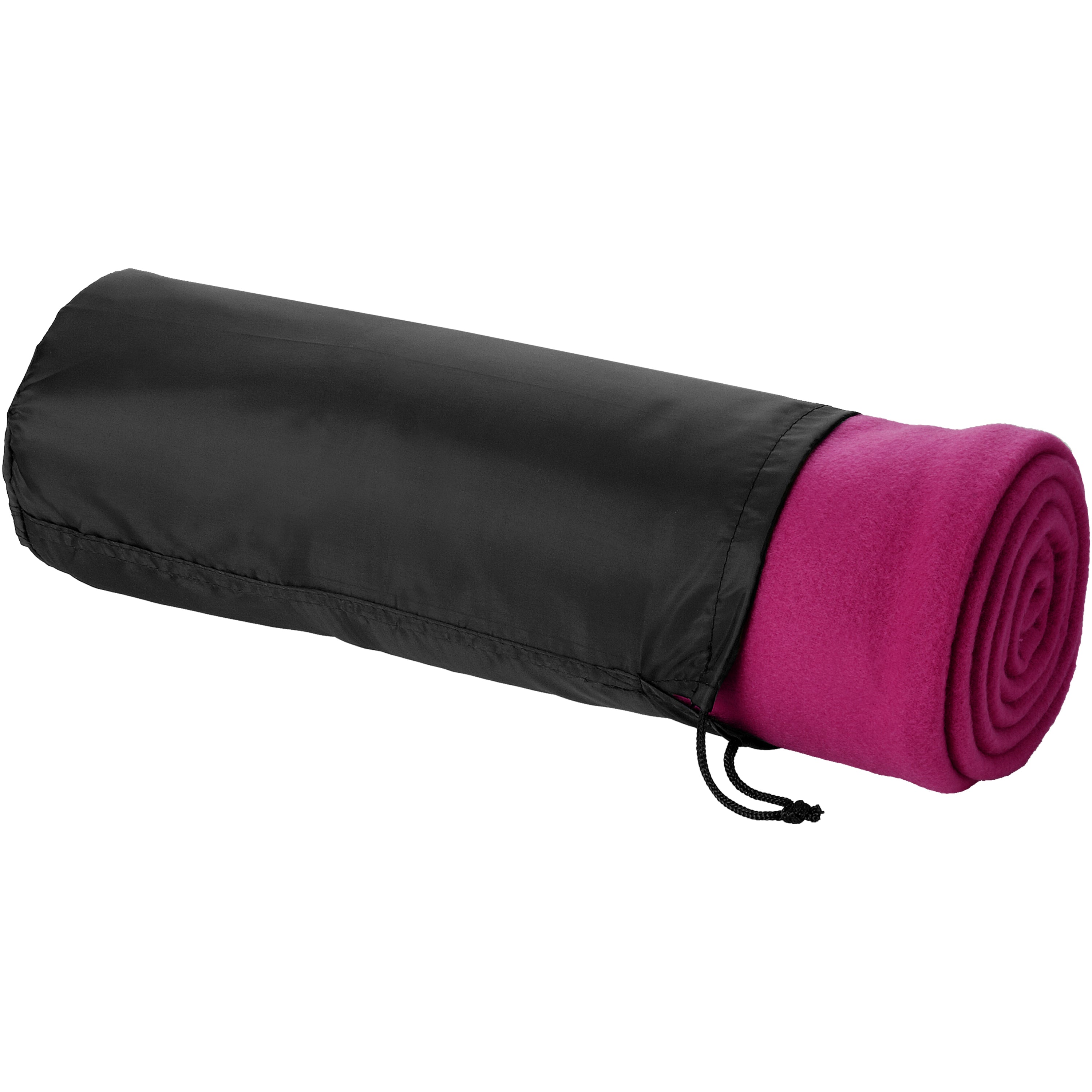 Polar Fleece Plaid Blanket and Carry Pouch