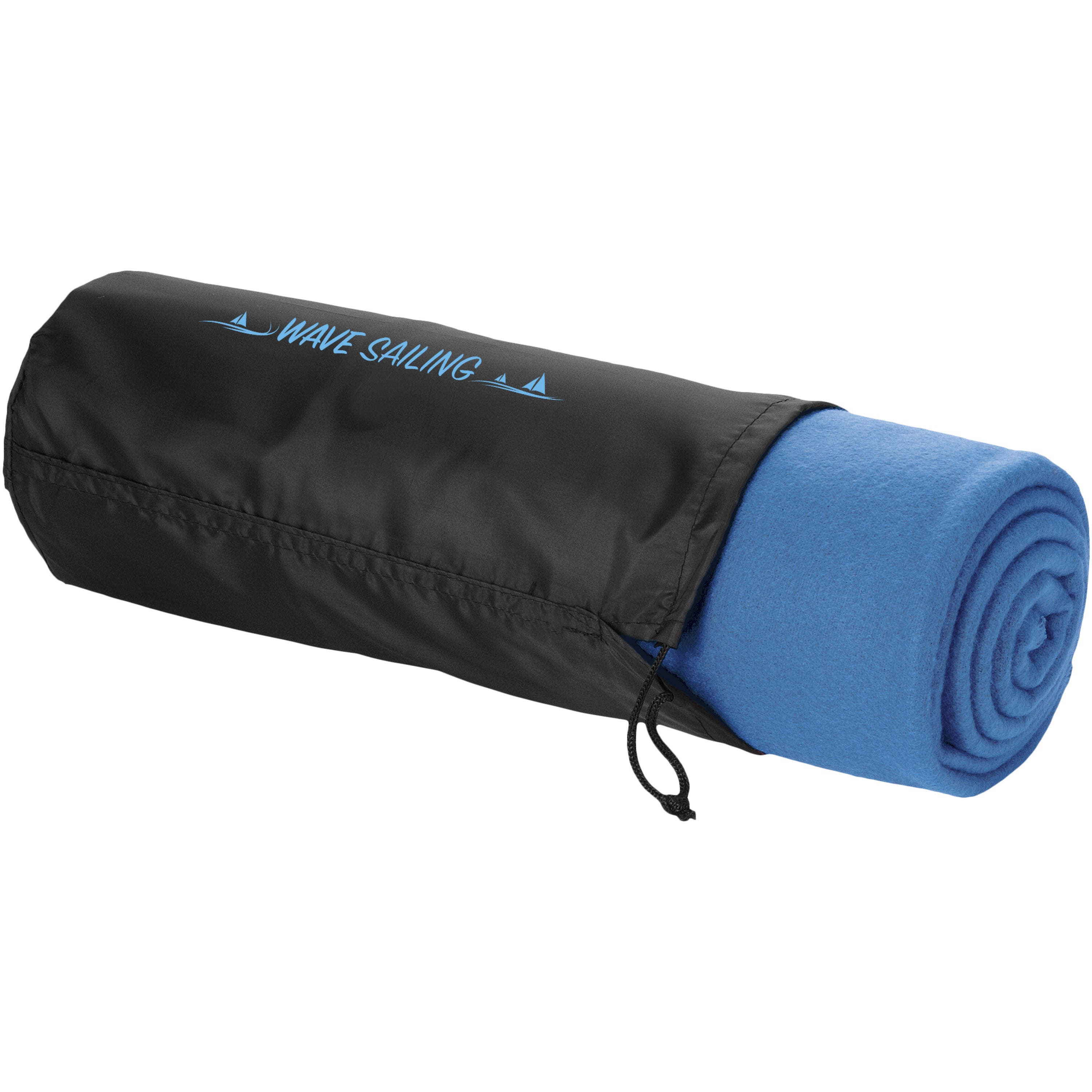 Polar Fleece Plaid Blanket and Carry Pouch