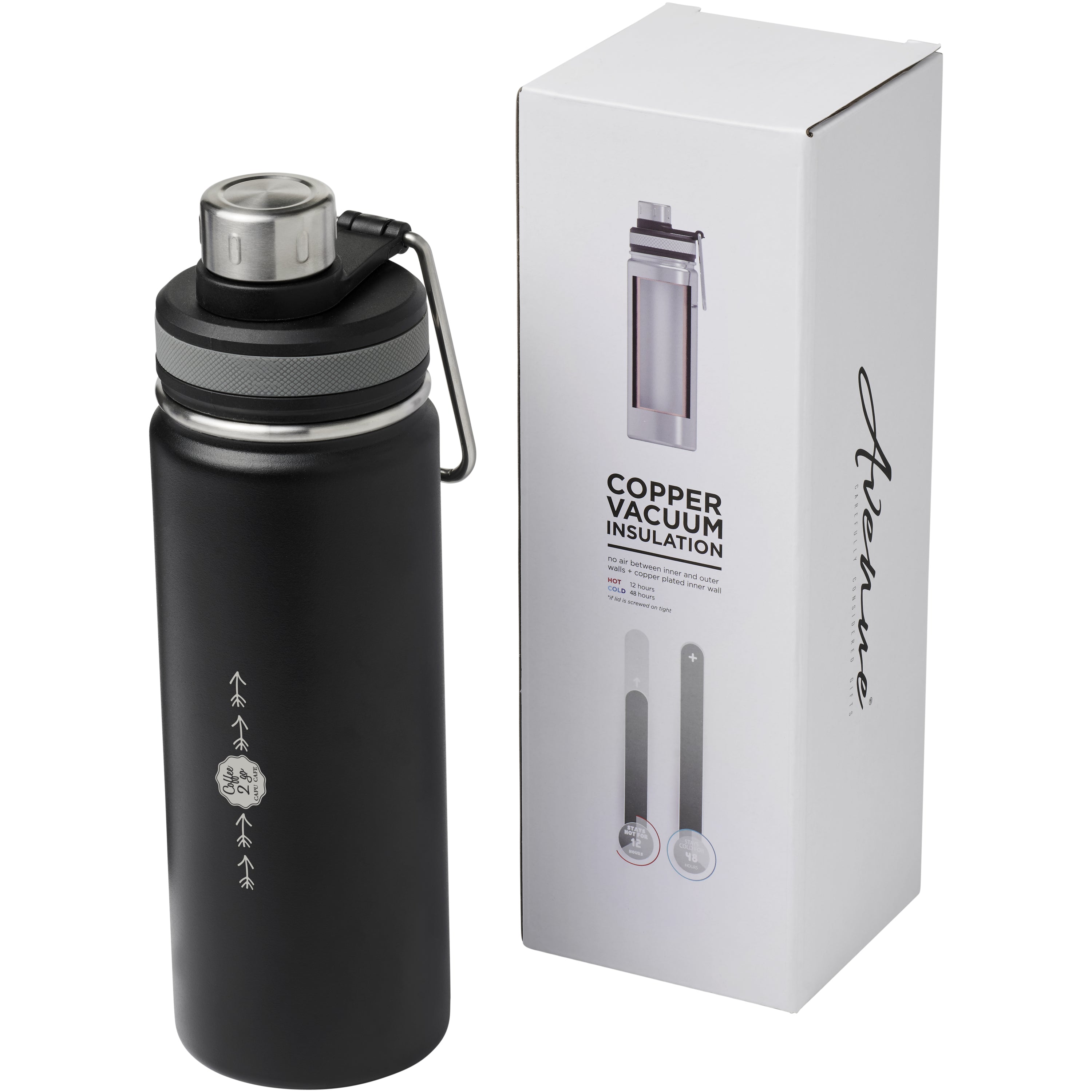 Gessi 590ml Copper Vacuum Insulated Sport Bottle