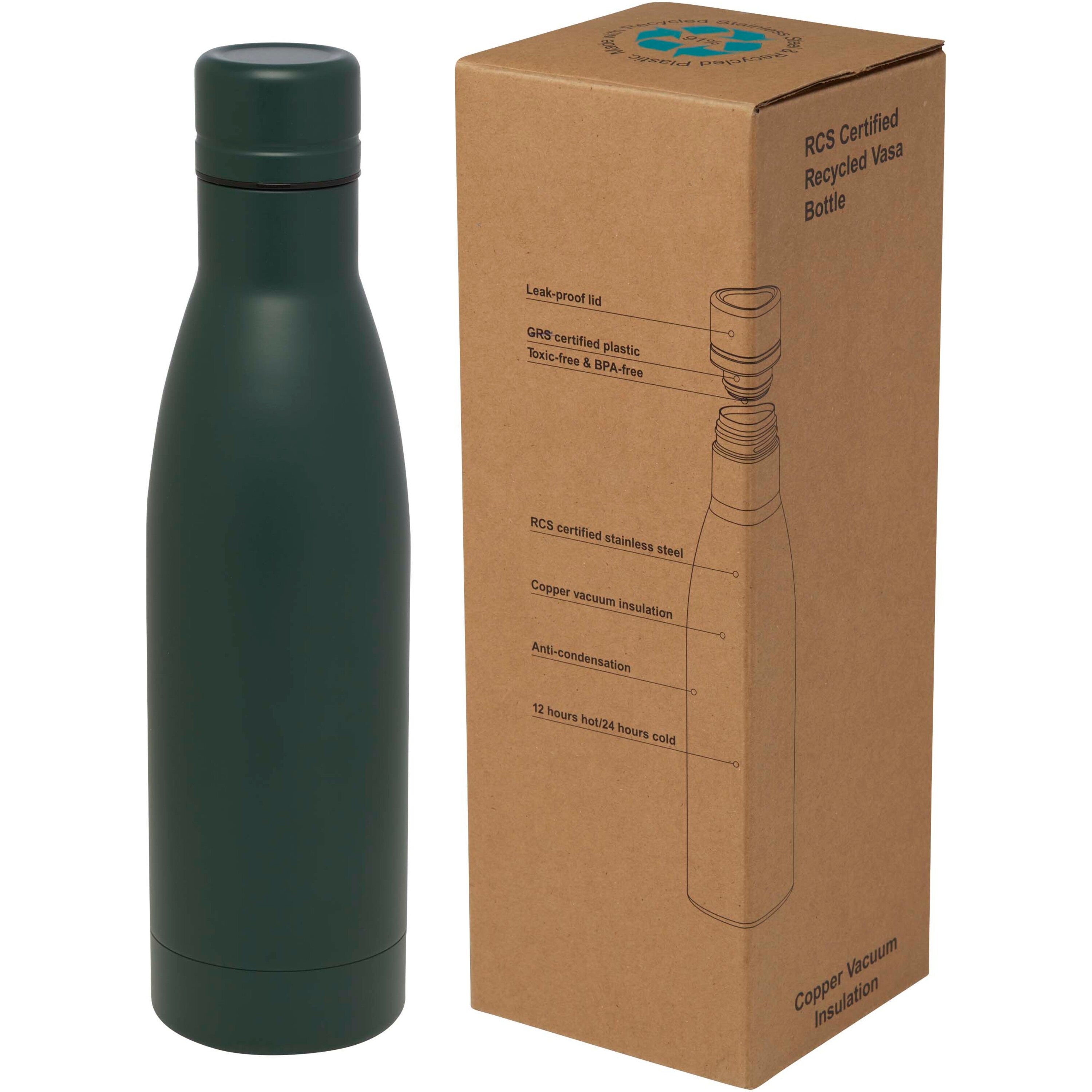 Vasa Recycled Stainless Steel Copper Insulated Bottle