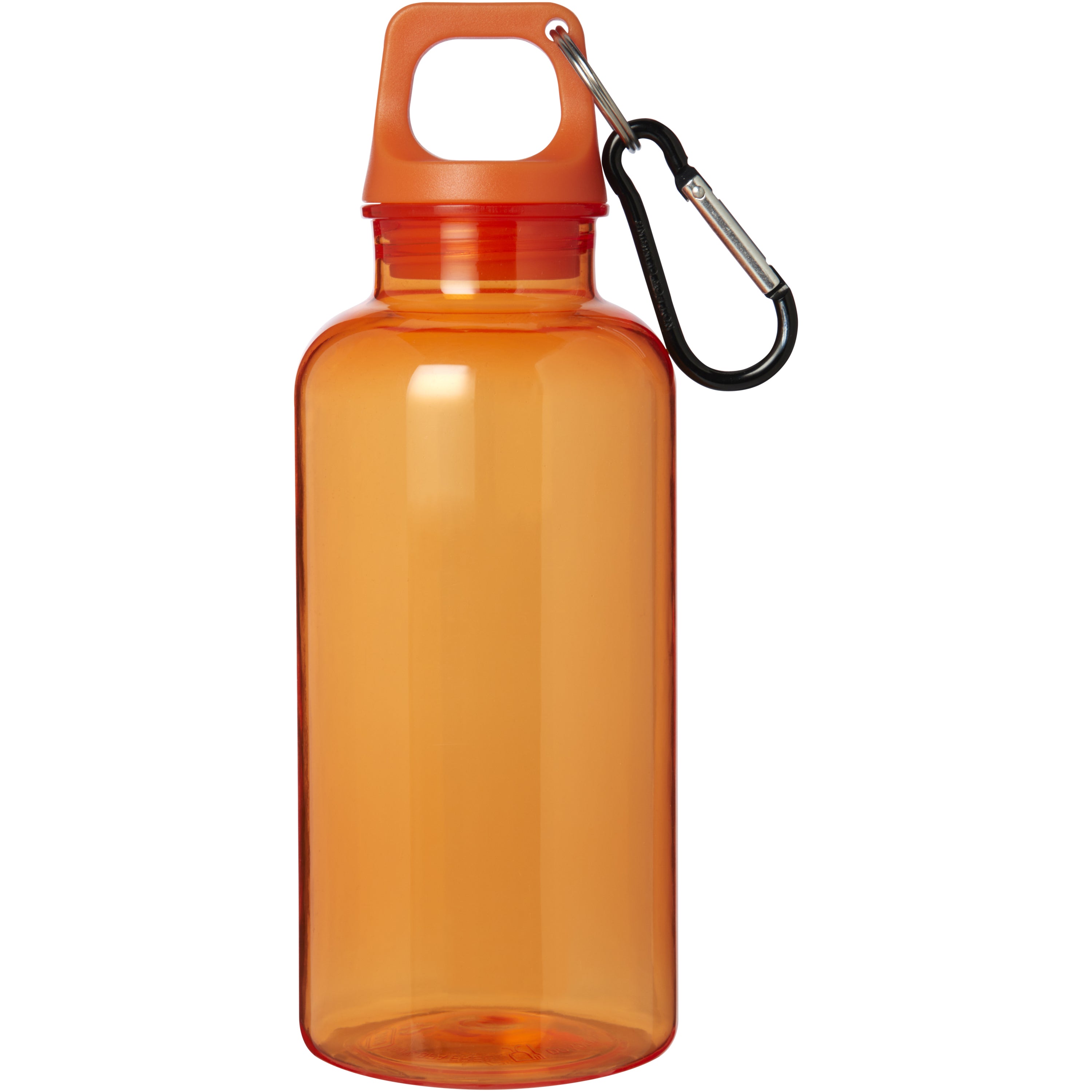 400ml Upcycled Plastic Water Bottle with Carabiner