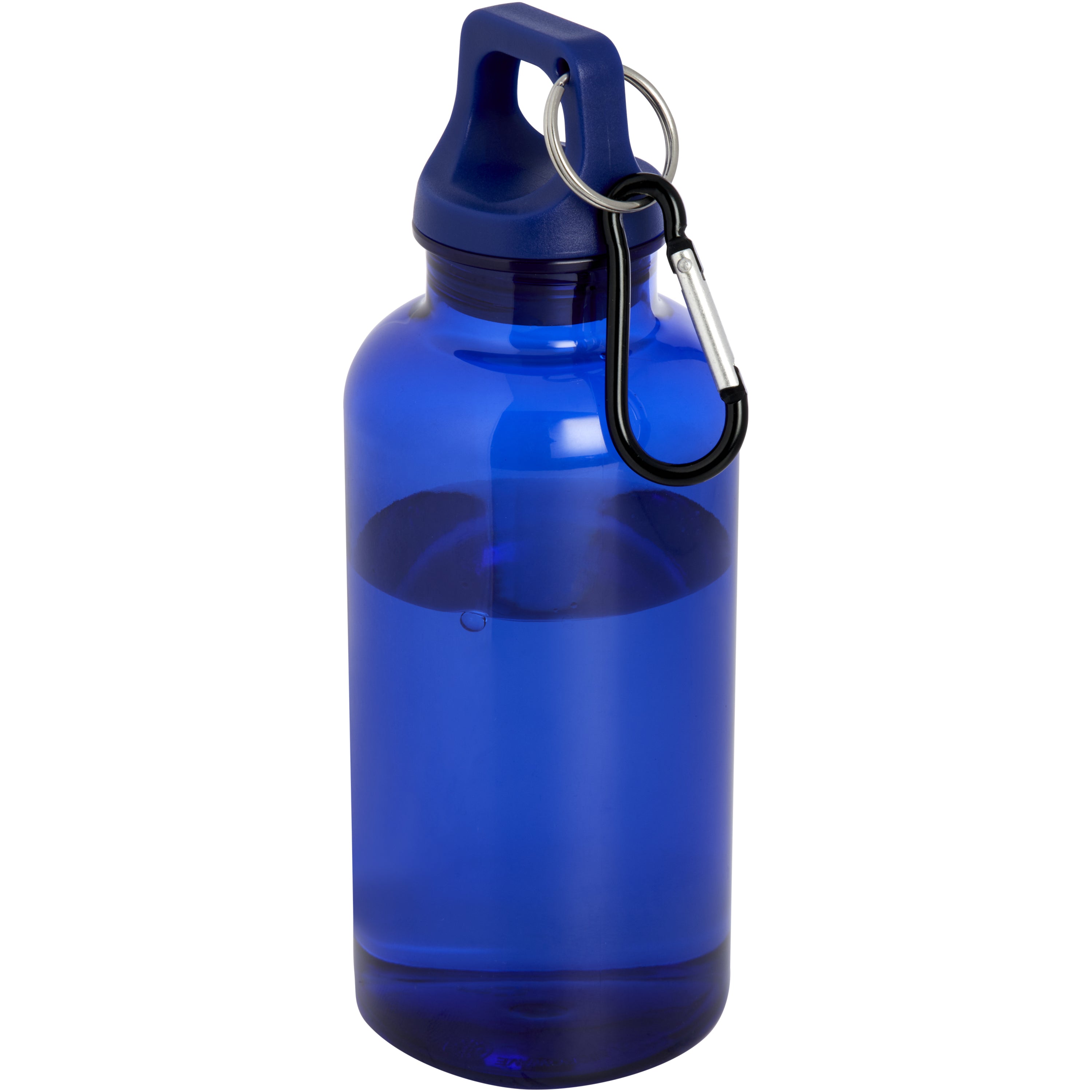 400ml Upcycled Plastic Water Bottle with Carabiner