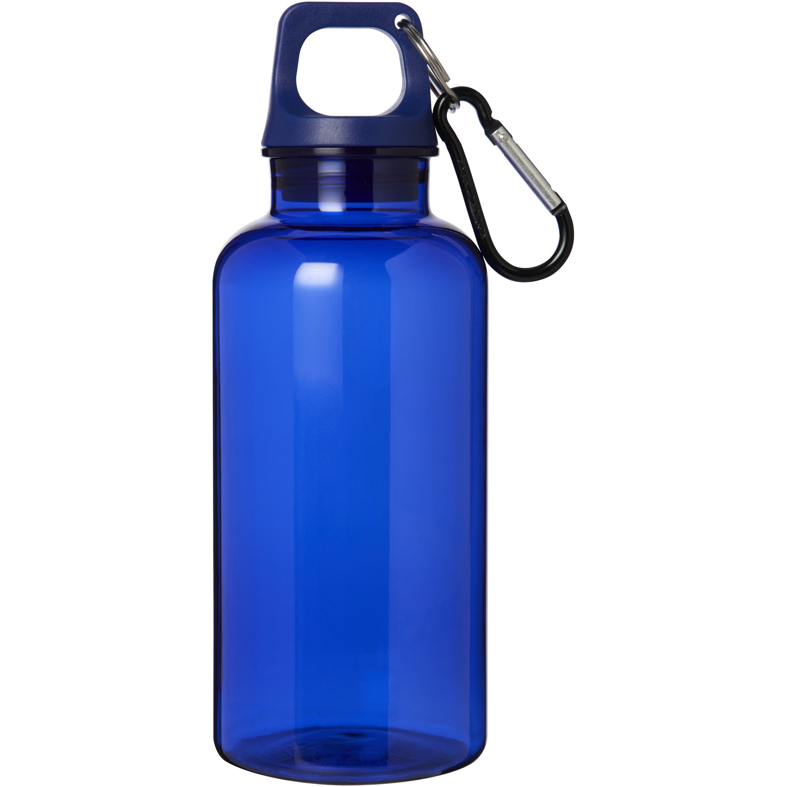 400ml Upcycled Plastic Water Bottle with Carabiner