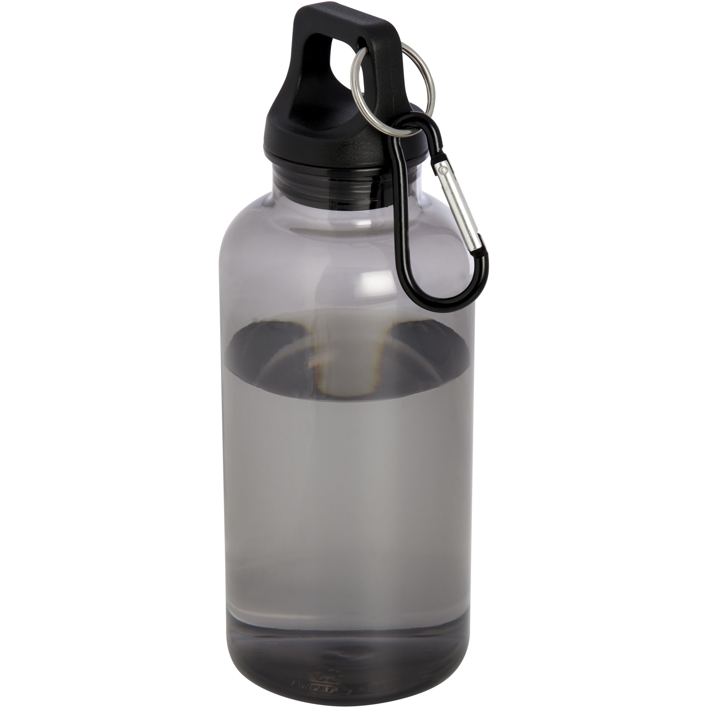 400ml Upcycled Plastic Water Bottle with Carabiner