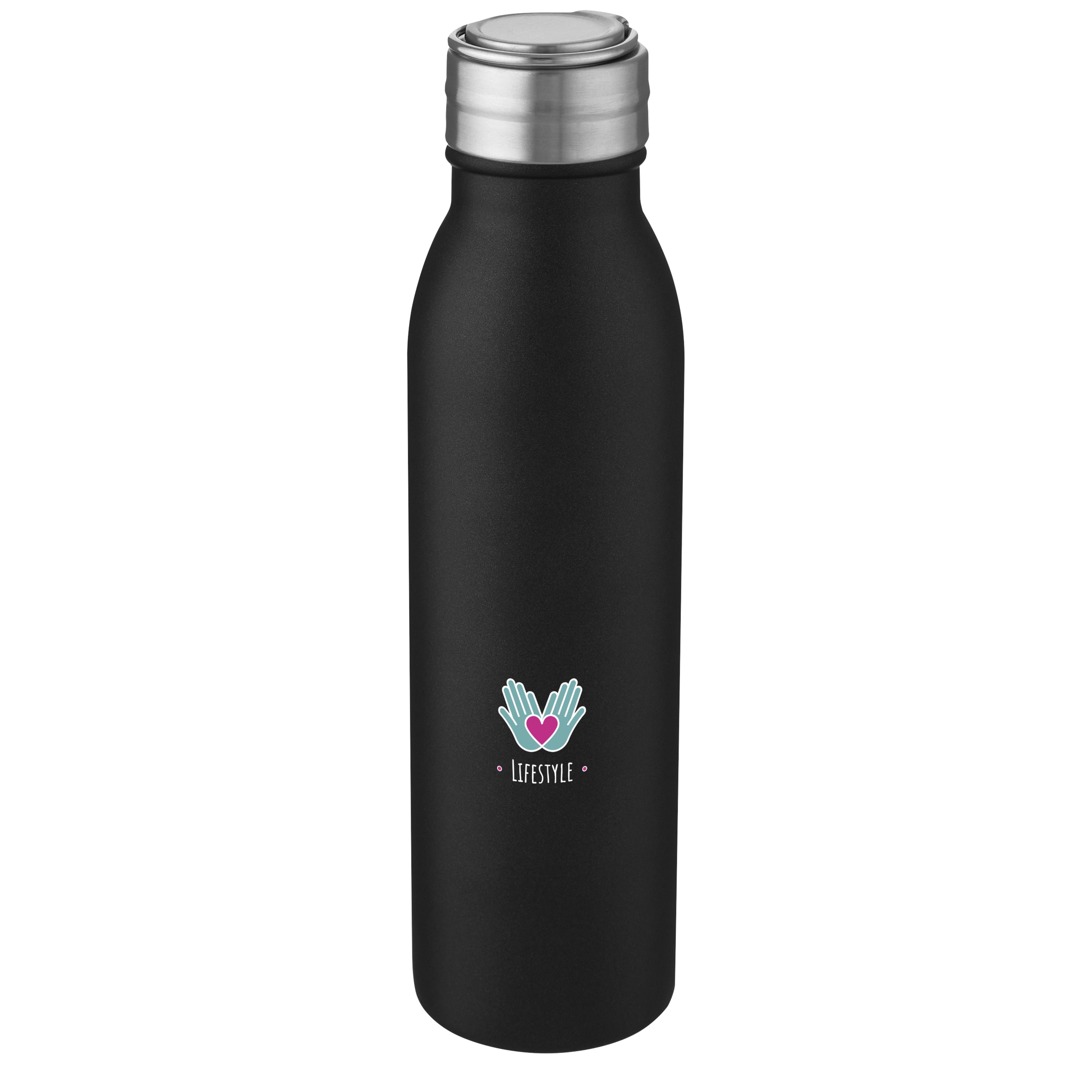 Harper Recycled Stainless Steel Water Bottle with Loop