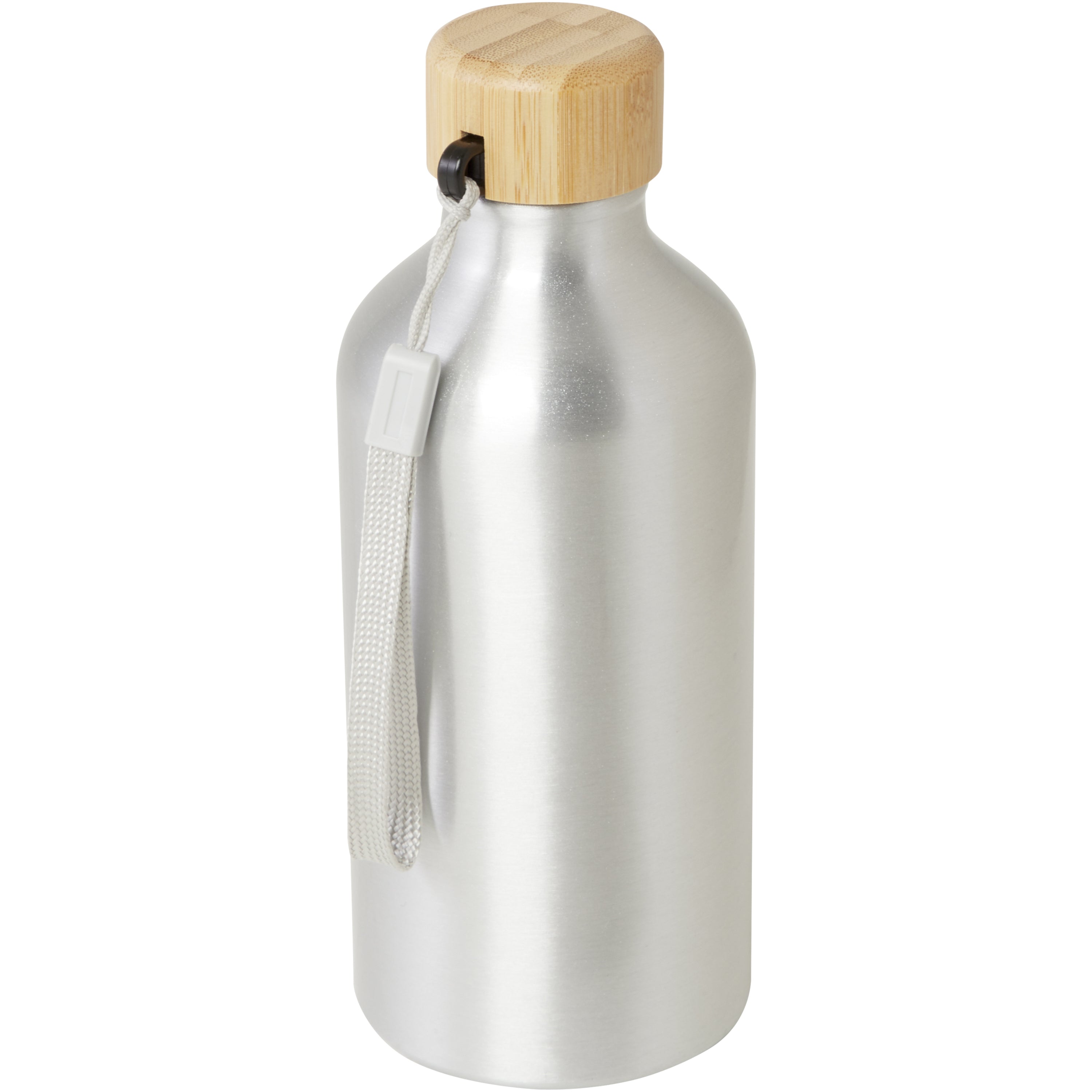 Malpeza Recycled Aluminium Bamboo Lid Water Bottle