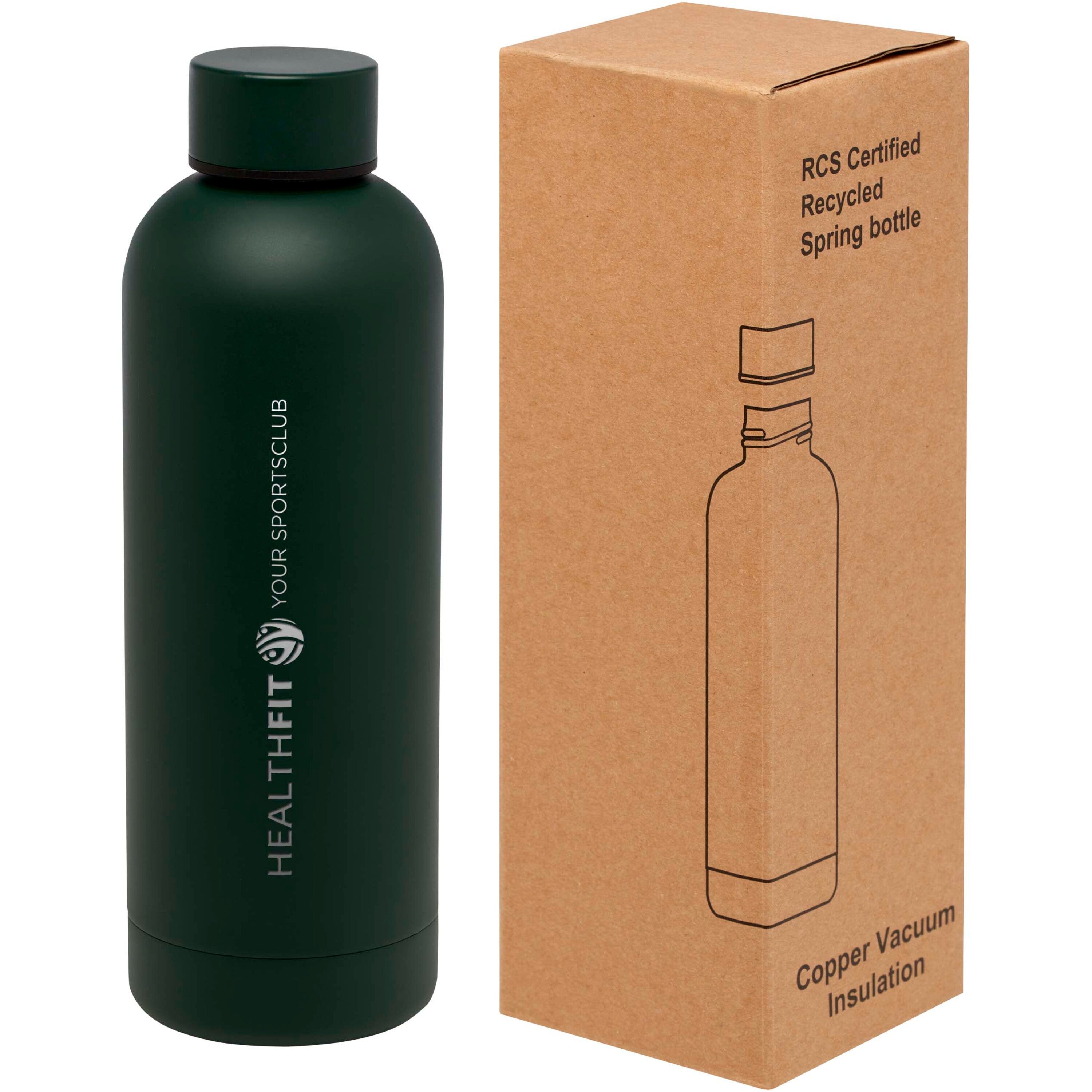 Spring Recycled Stainless Steel Vacuum Insulated Bottle