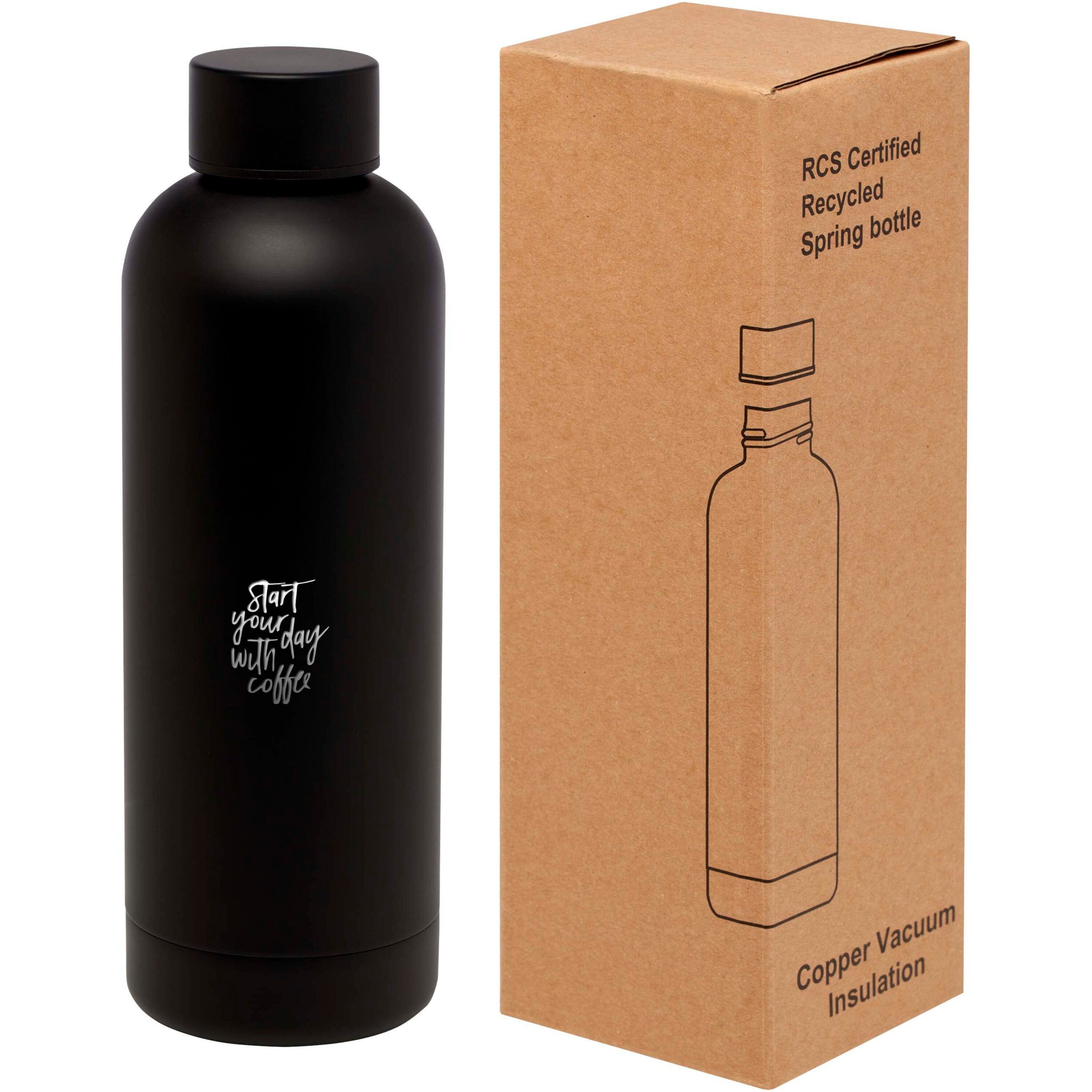 Spring Recycled Stainless Steel Vacuum Insulated Bottle