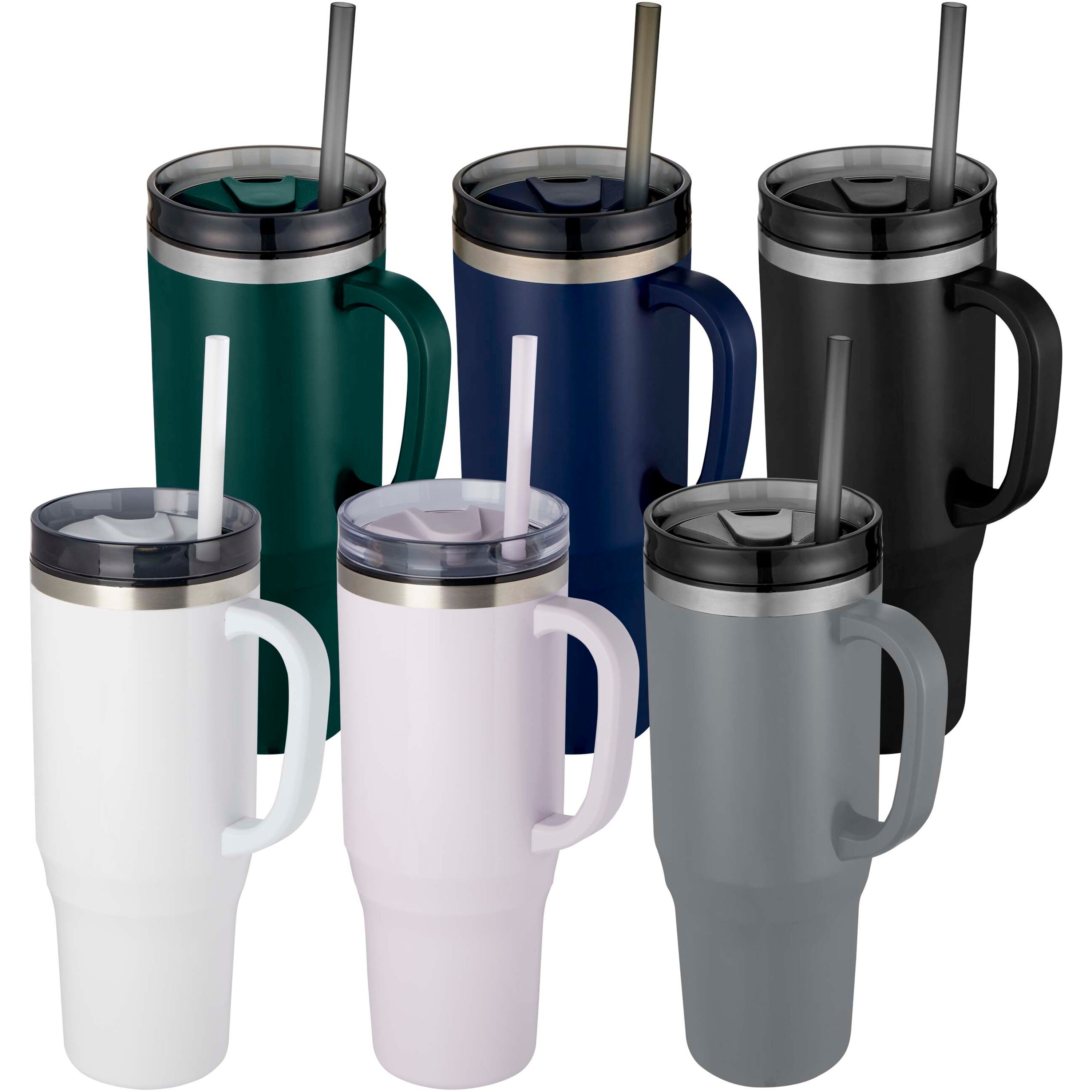 Melbourne 1200ml Insulated Tumbler and Straw