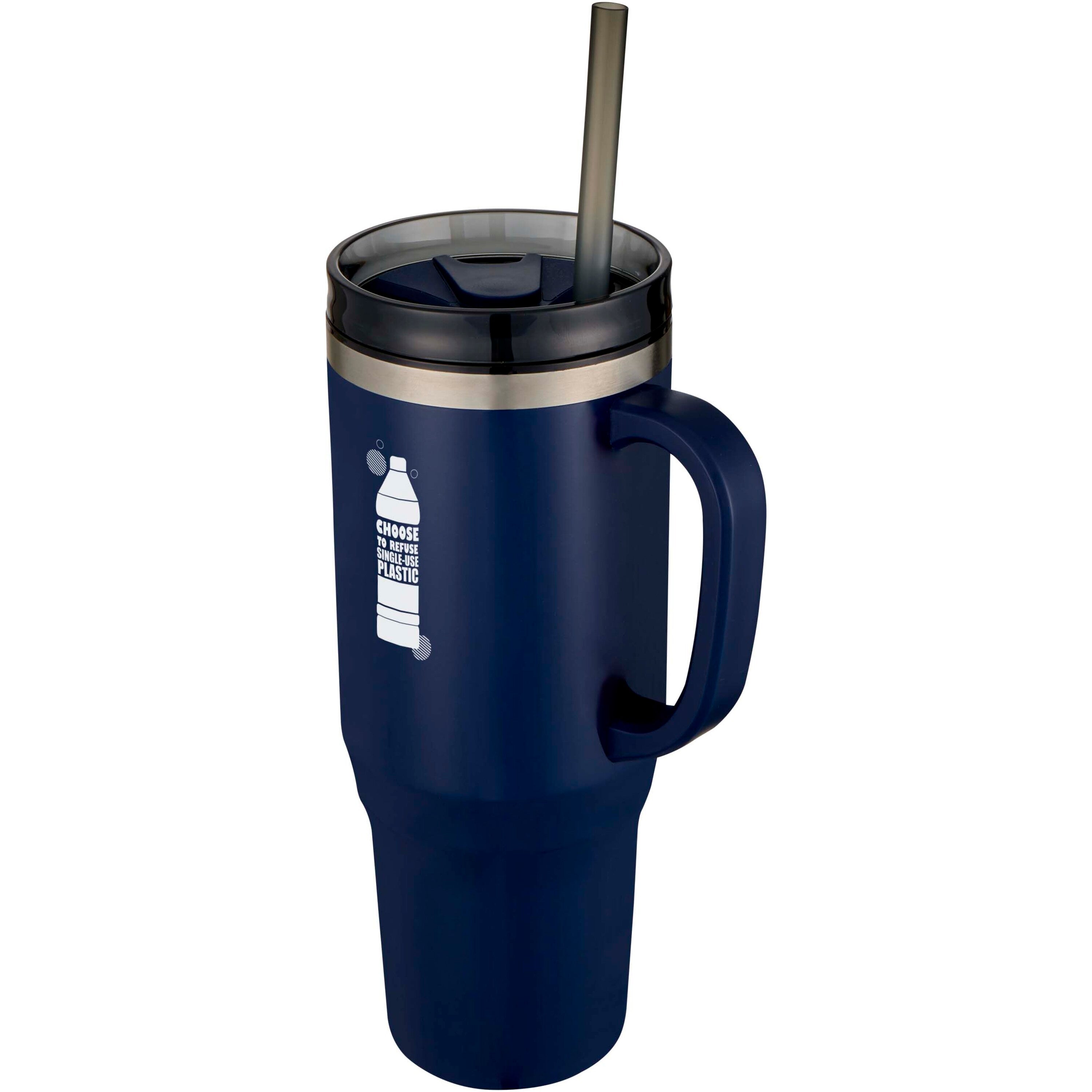 Melbourne 1200ml Insulated Tumbler and Straw