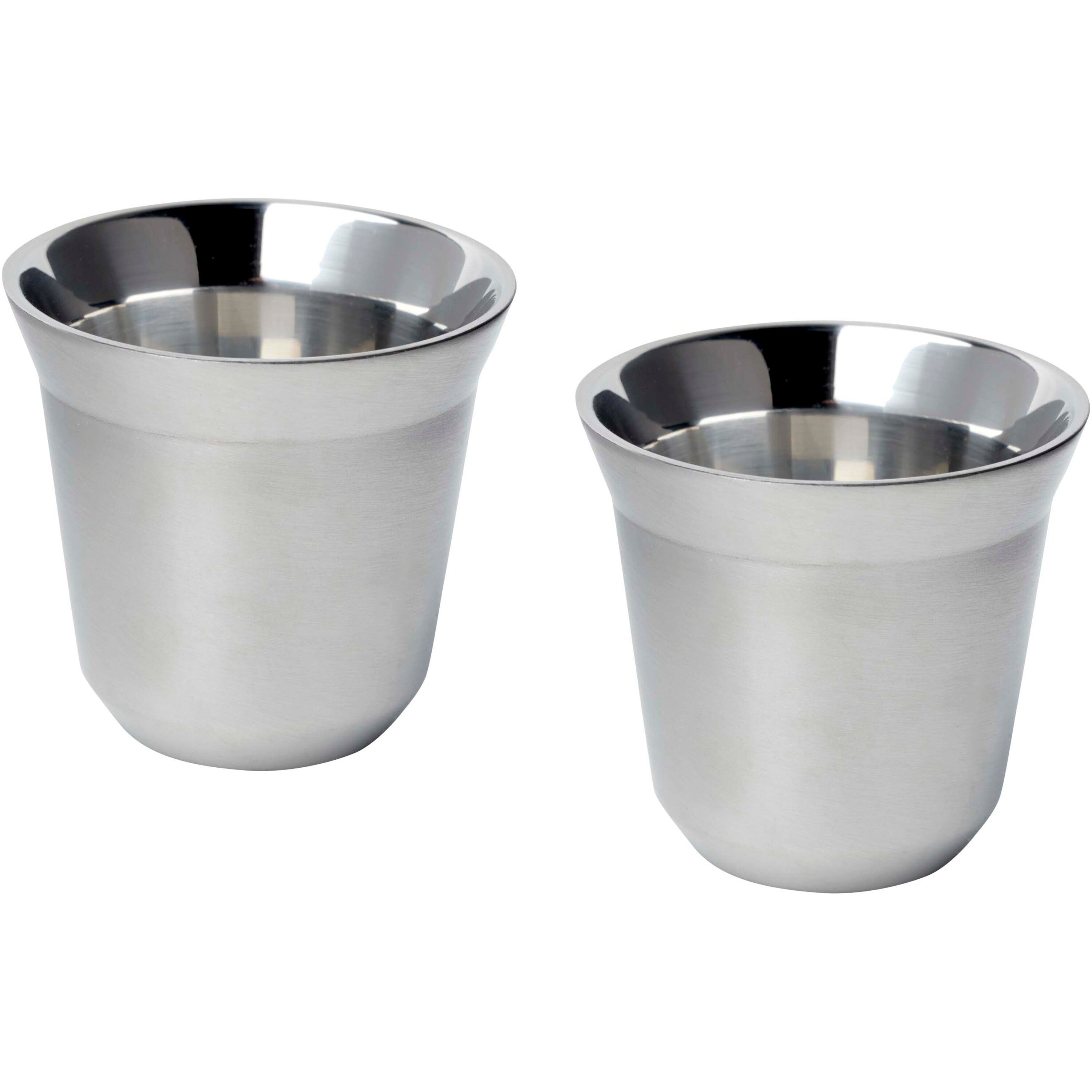 Duo Recycled Stainless Steel Espresso Cup Set