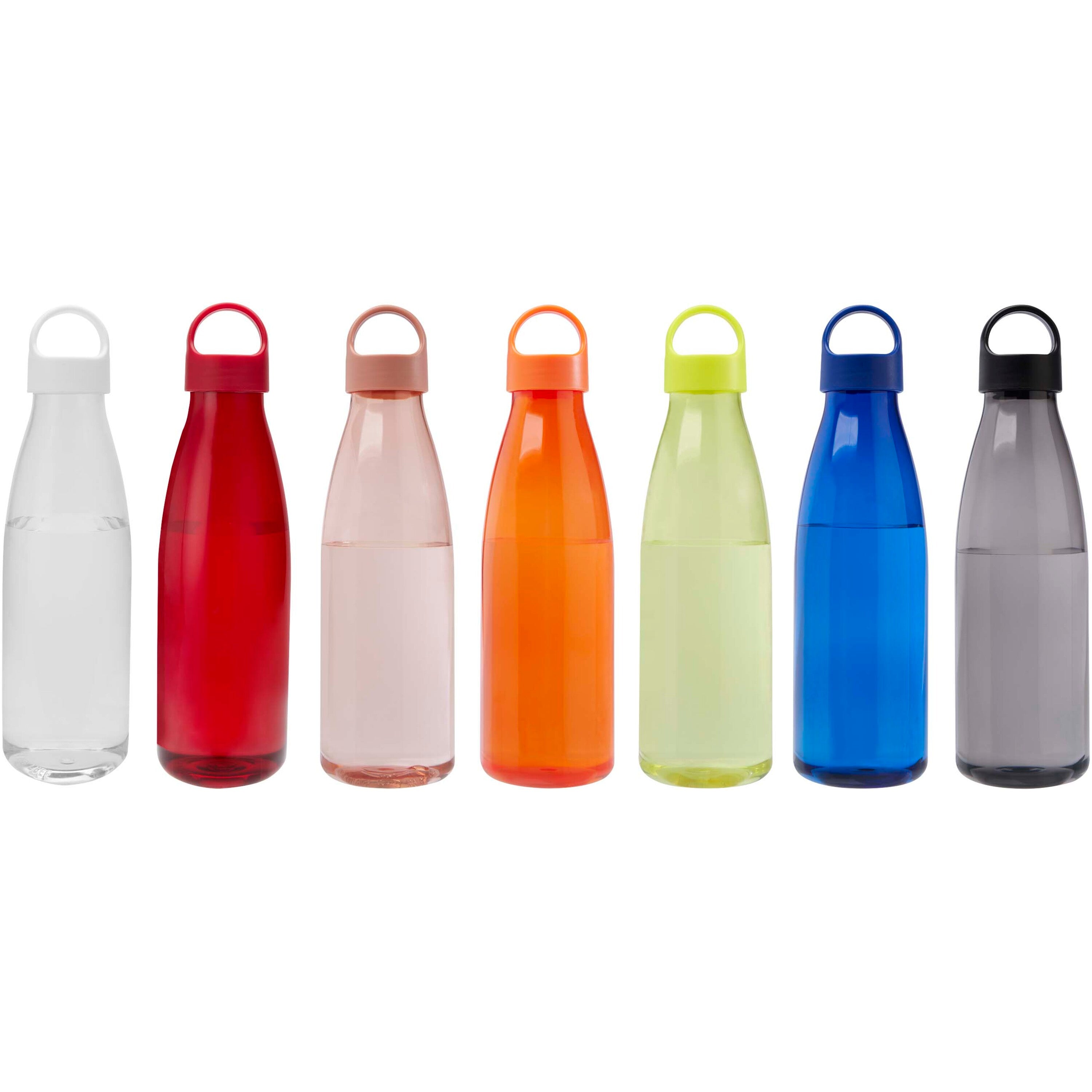 Bergen Recycled Plastic Water Bottle with Carry Cap