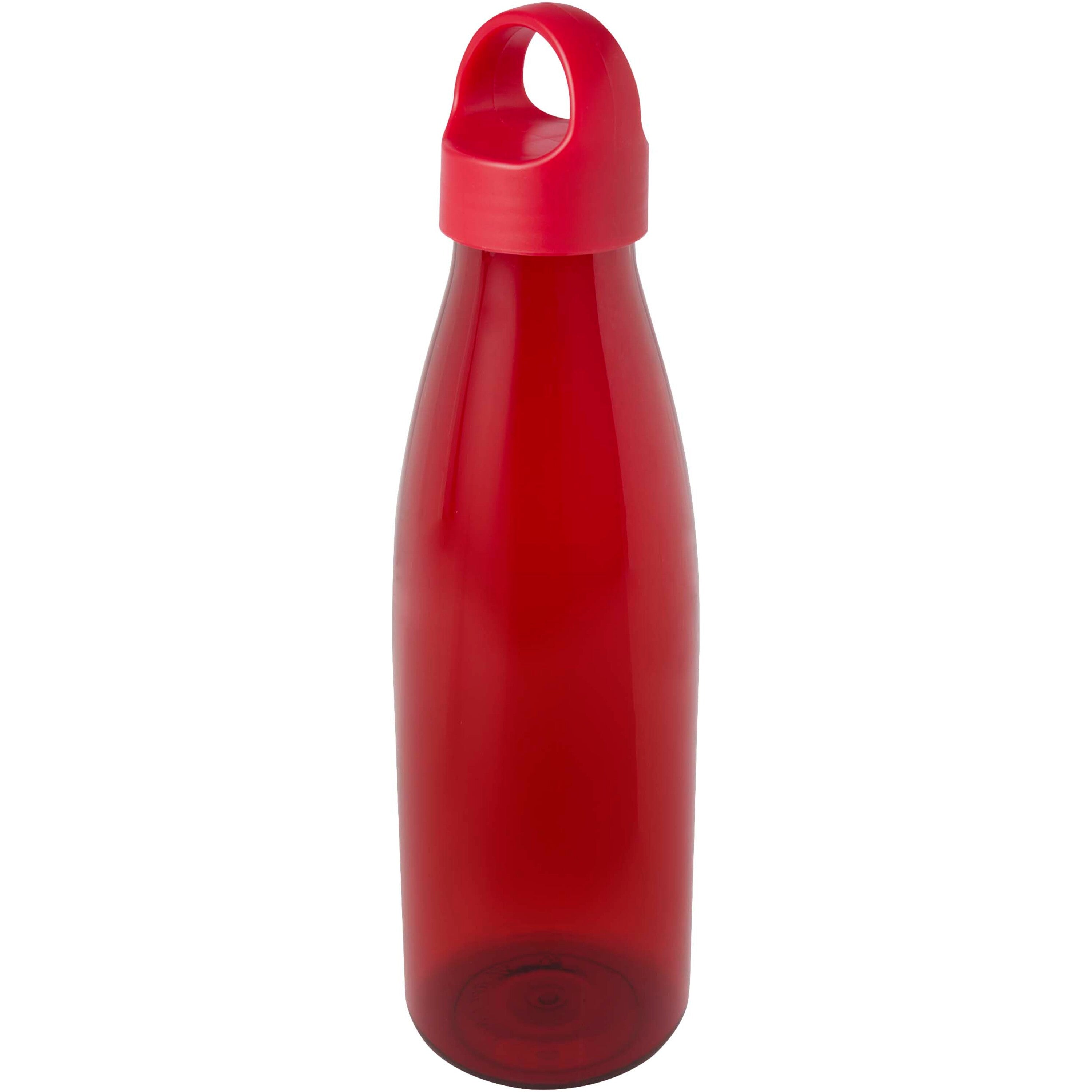 Bergen Recycled Plastic Water Bottle with Carry Cap
