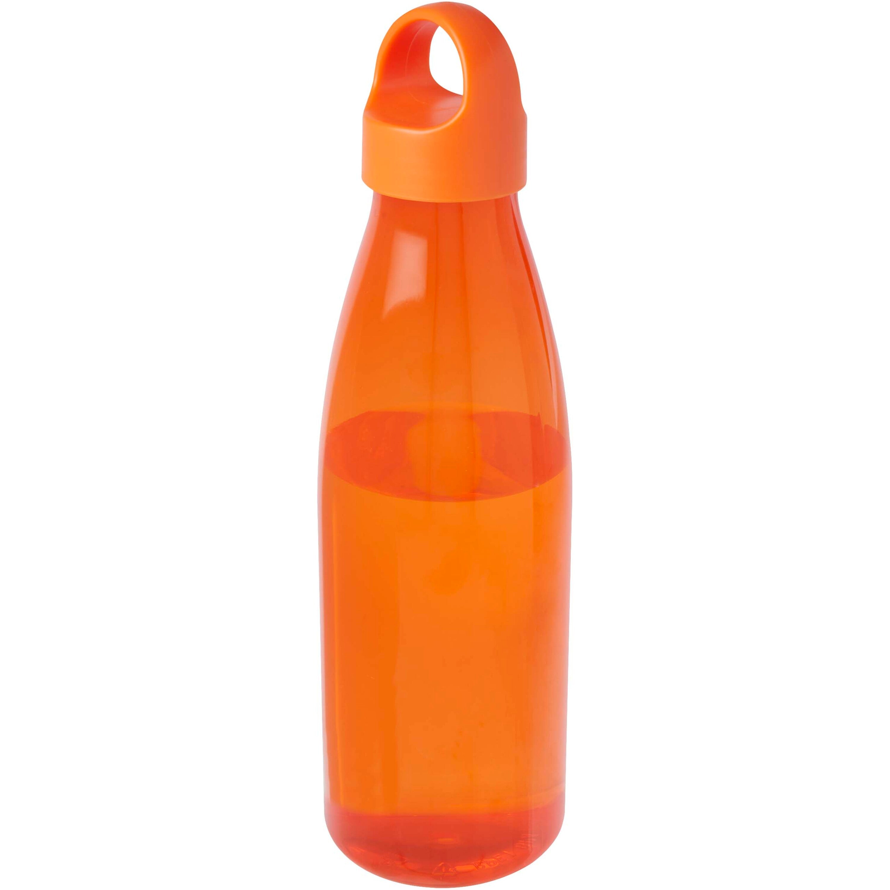 Bergen Recycled Plastic Water Bottle with Carry Cap