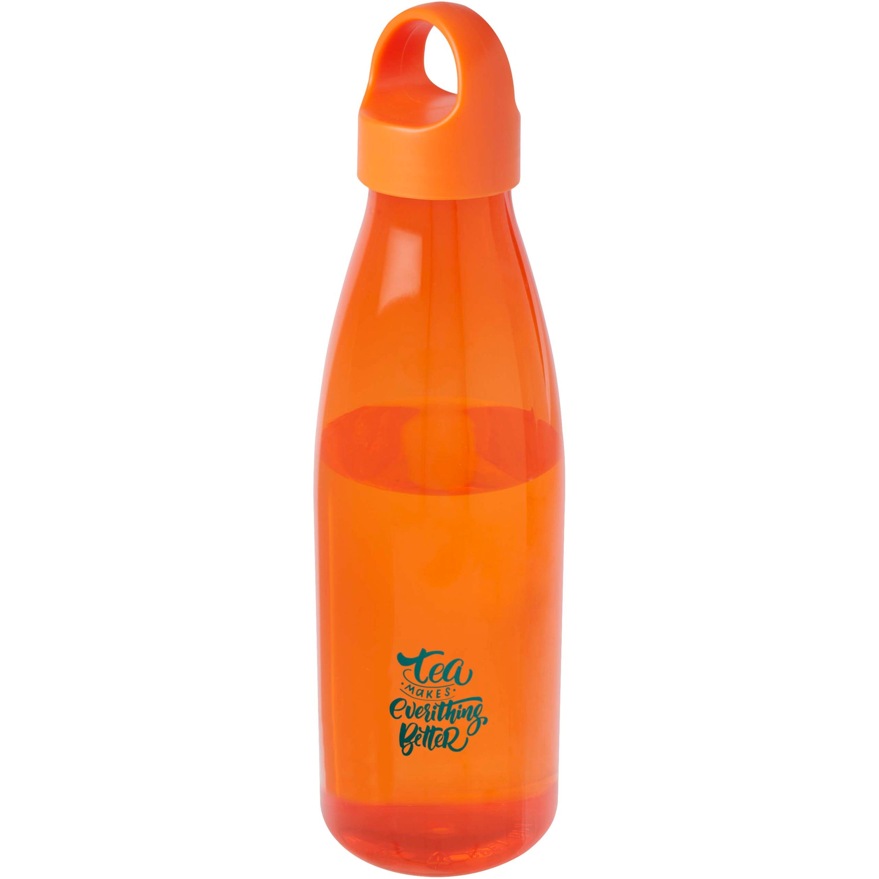Bergen Recycled Plastic Water Bottle with Carry Cap