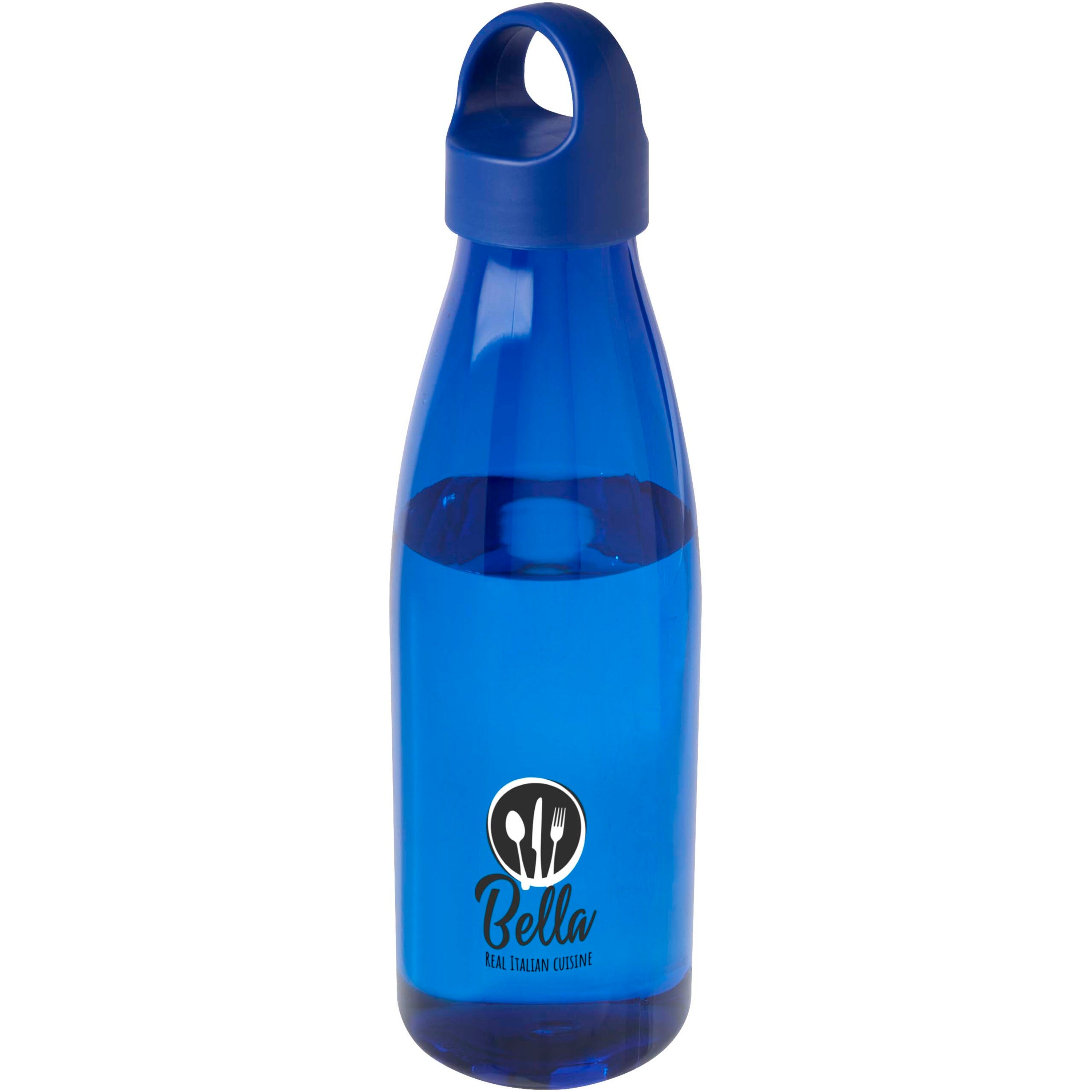 Bergen Recycled Plastic Water Bottle with Carry Cap