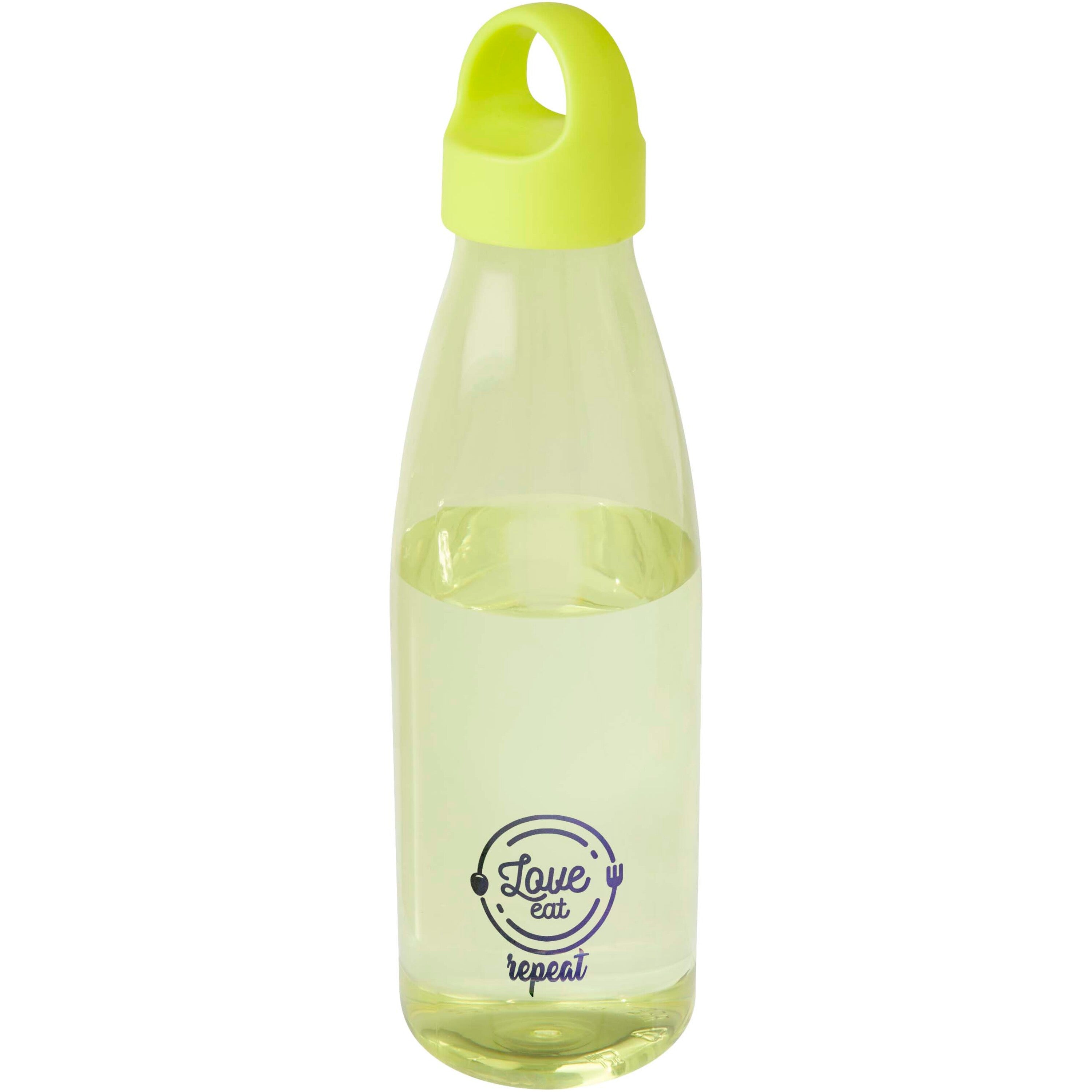 Bergen Recycled Plastic Water Bottle with Carry Cap