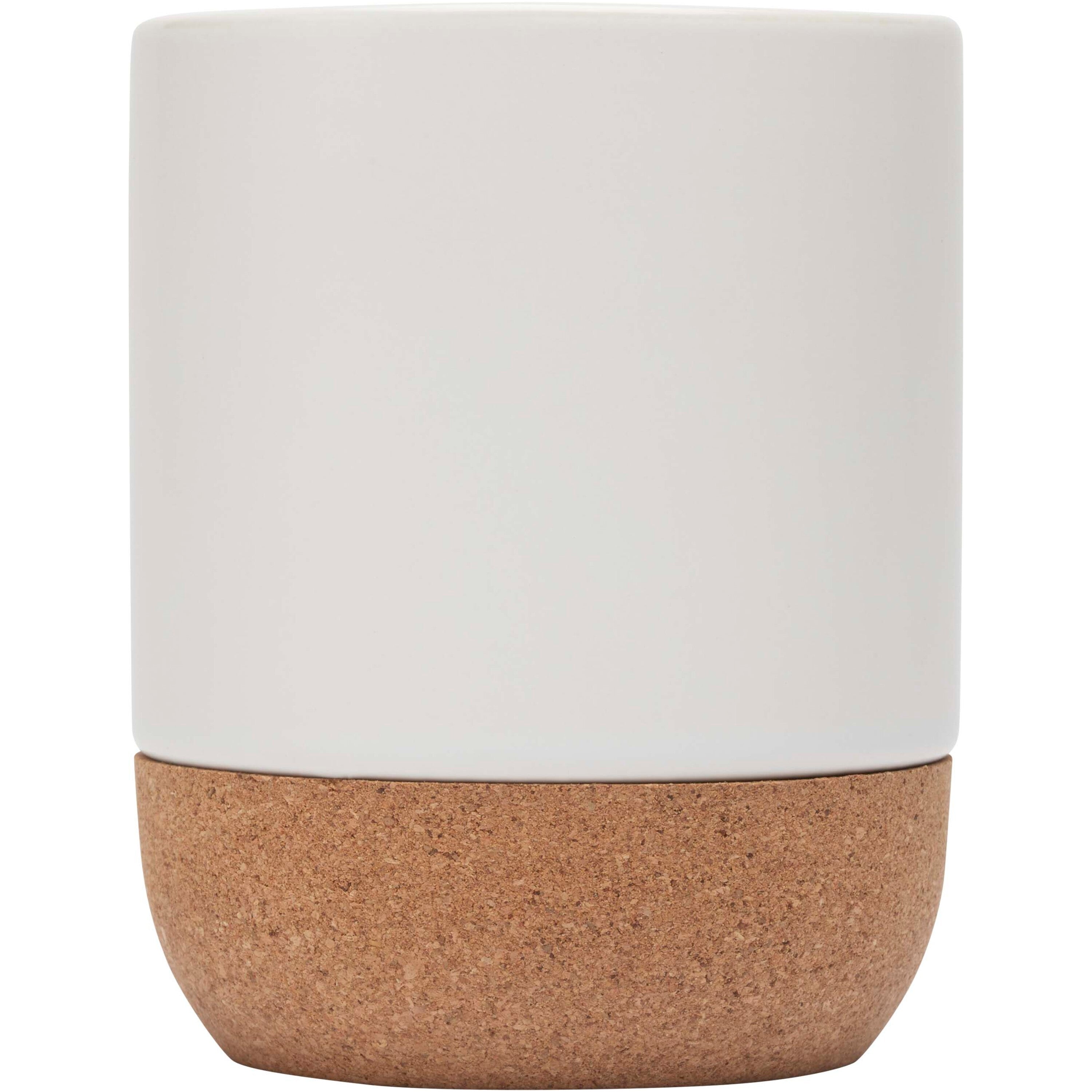 Billie Matte Ceramic Mug with Cork Base
