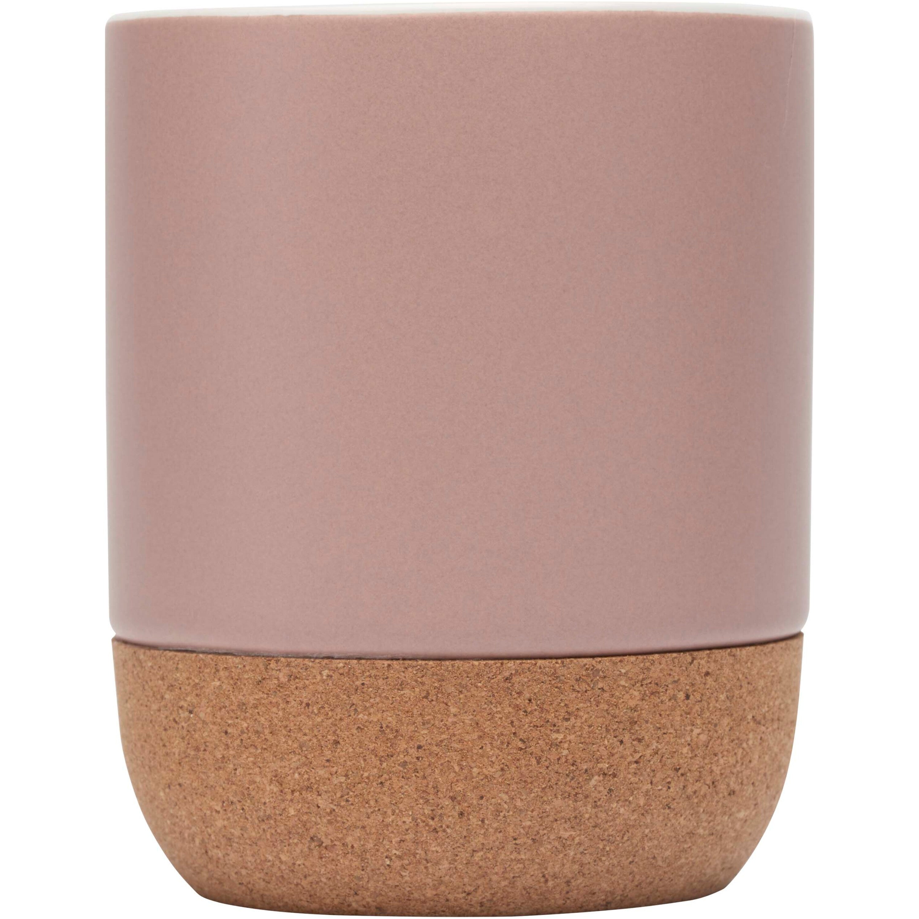 Billie Matte Ceramic Mug with Cork Base