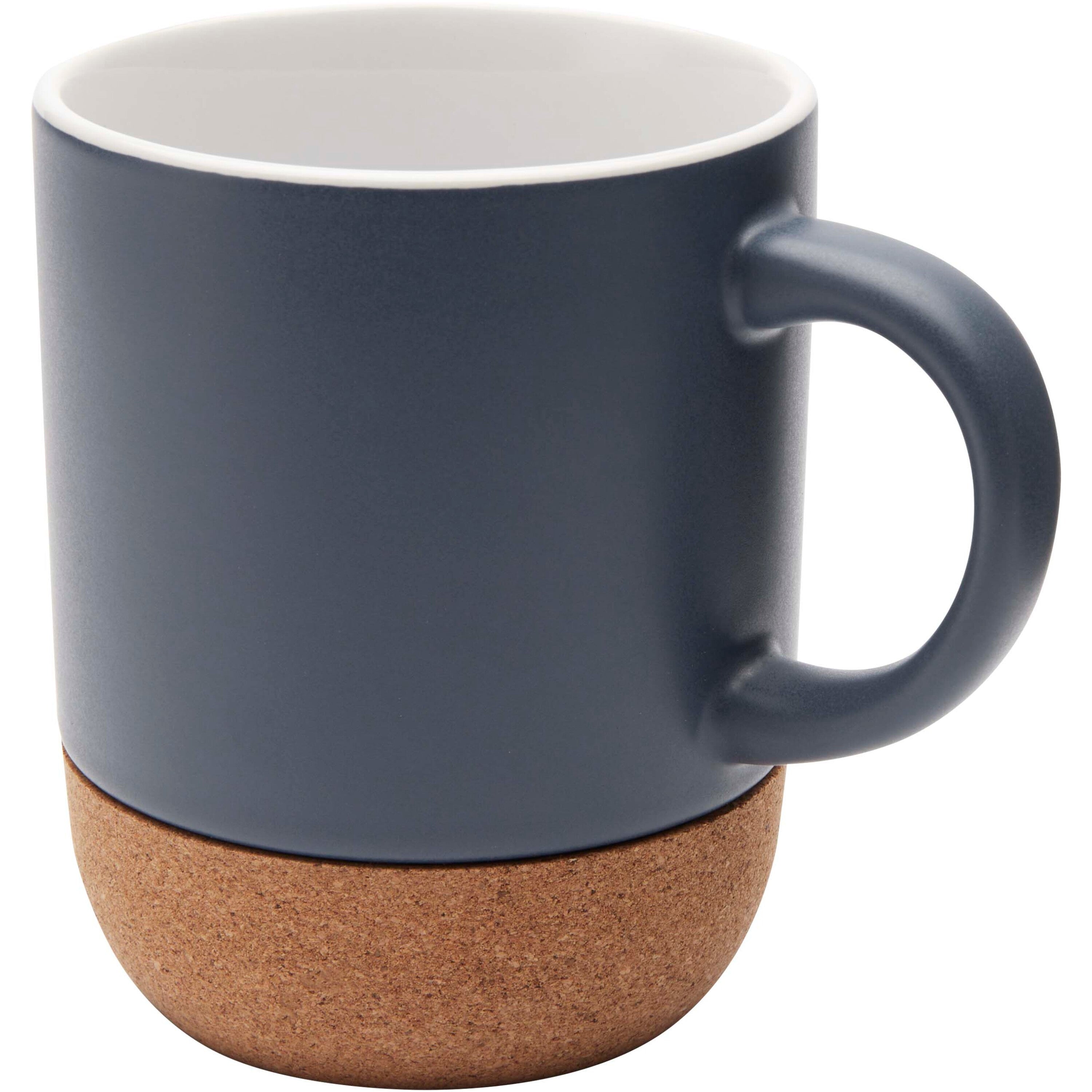 Billie Matte Ceramic Mug with Cork Base