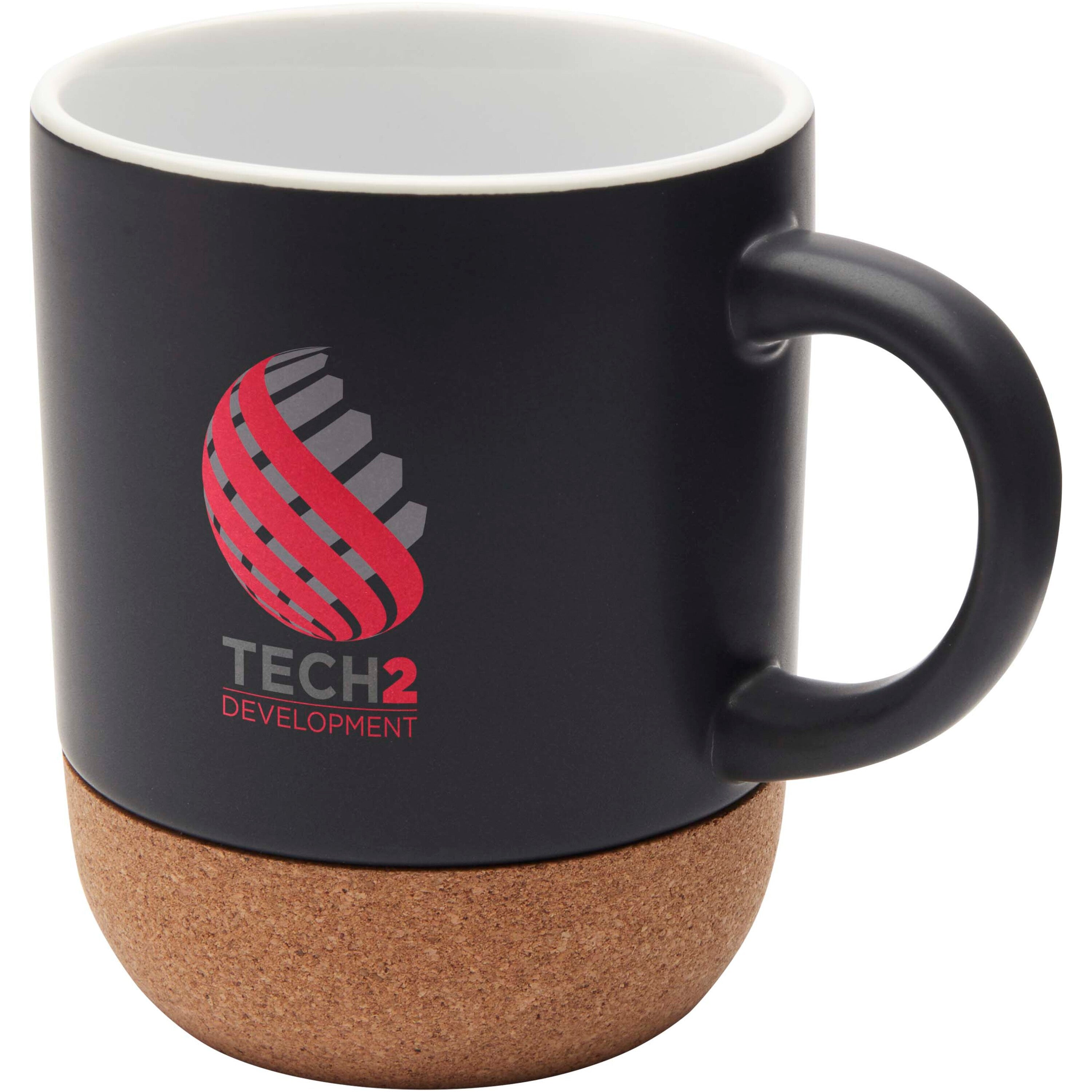 Billie Matte Ceramic Mug with Cork Base