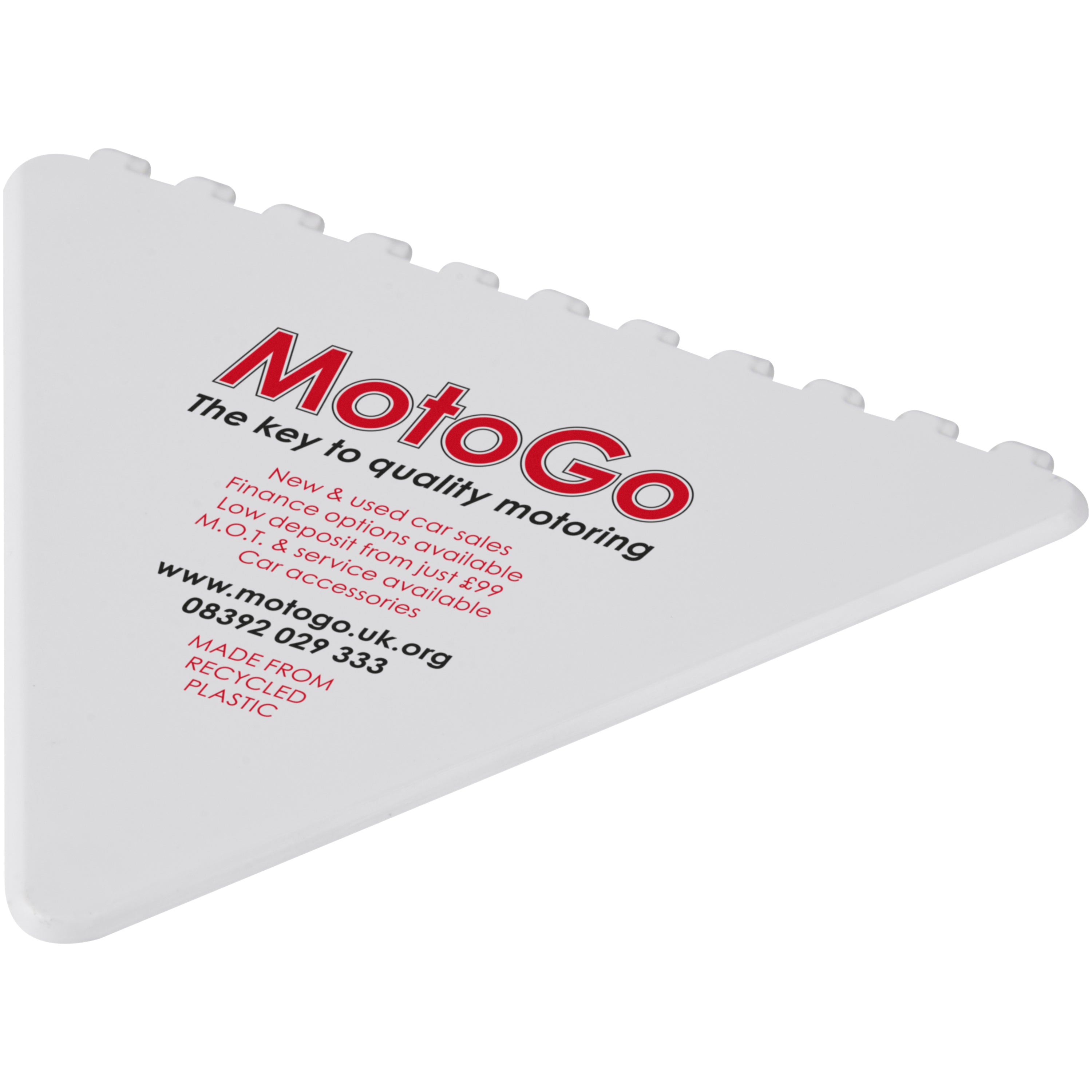 Triangular Recycled Plastic Ice Scraper