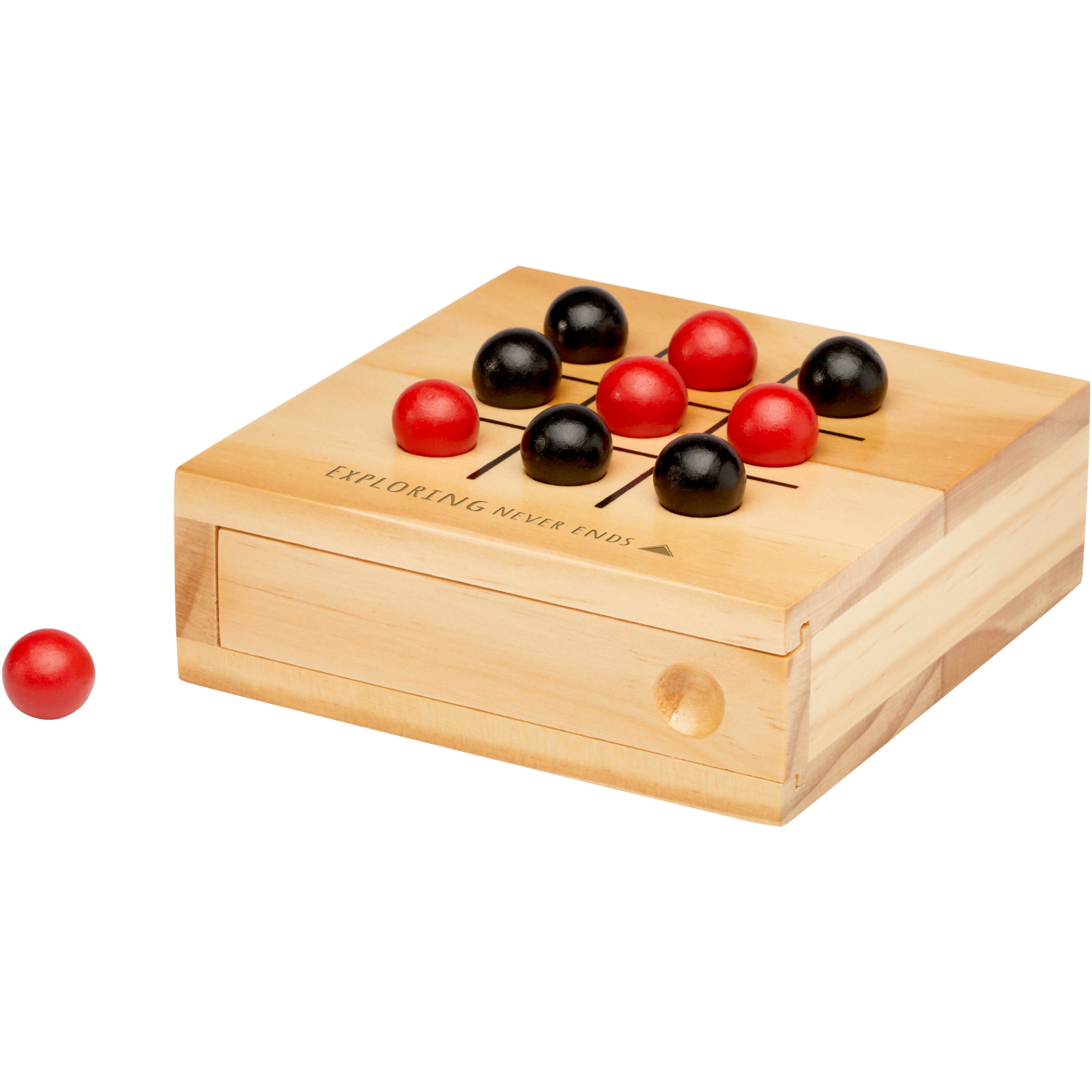 Wooden Noughts and Crosses Game