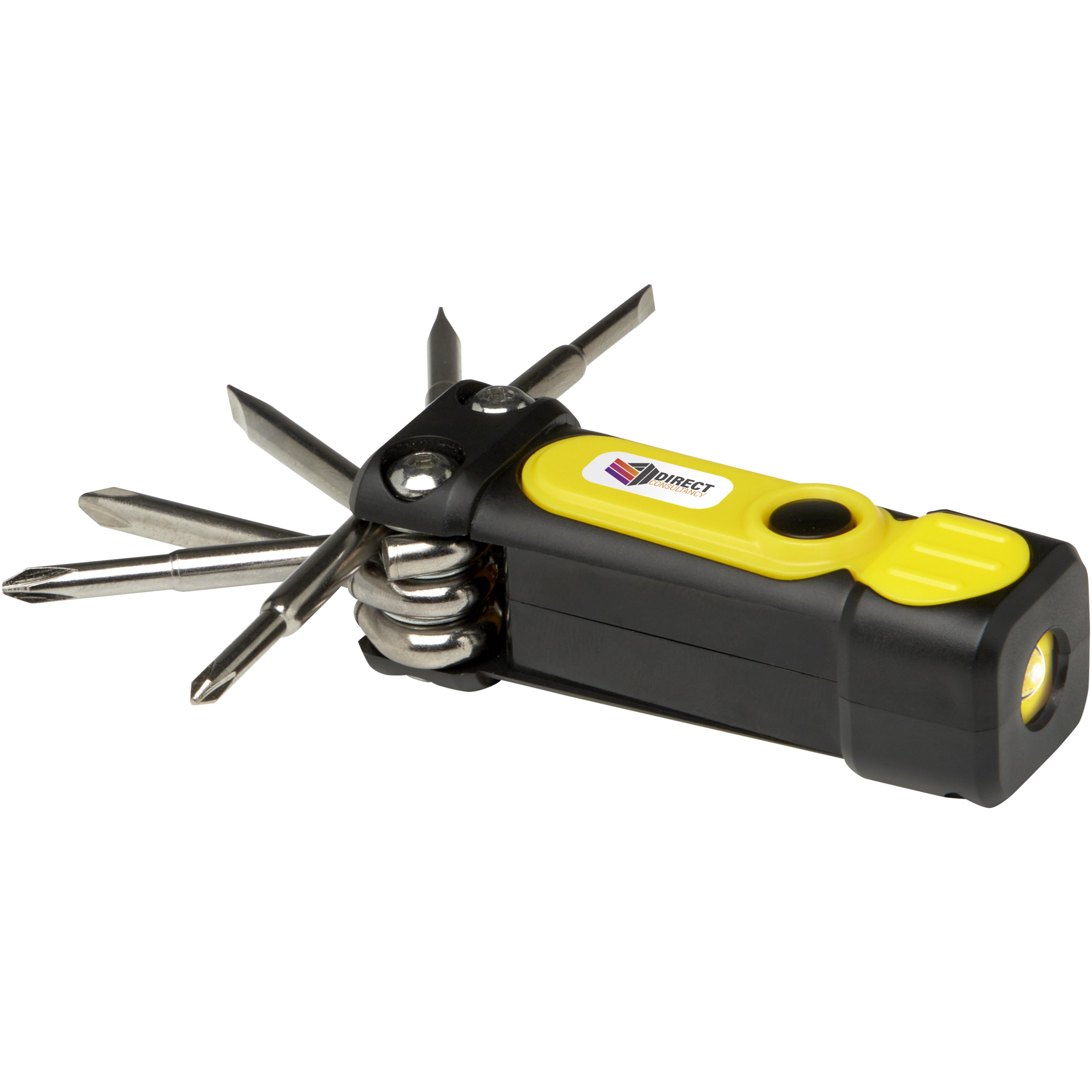 Octo 8-in-1 Upcycled Multi Tool Screwdriver Torch