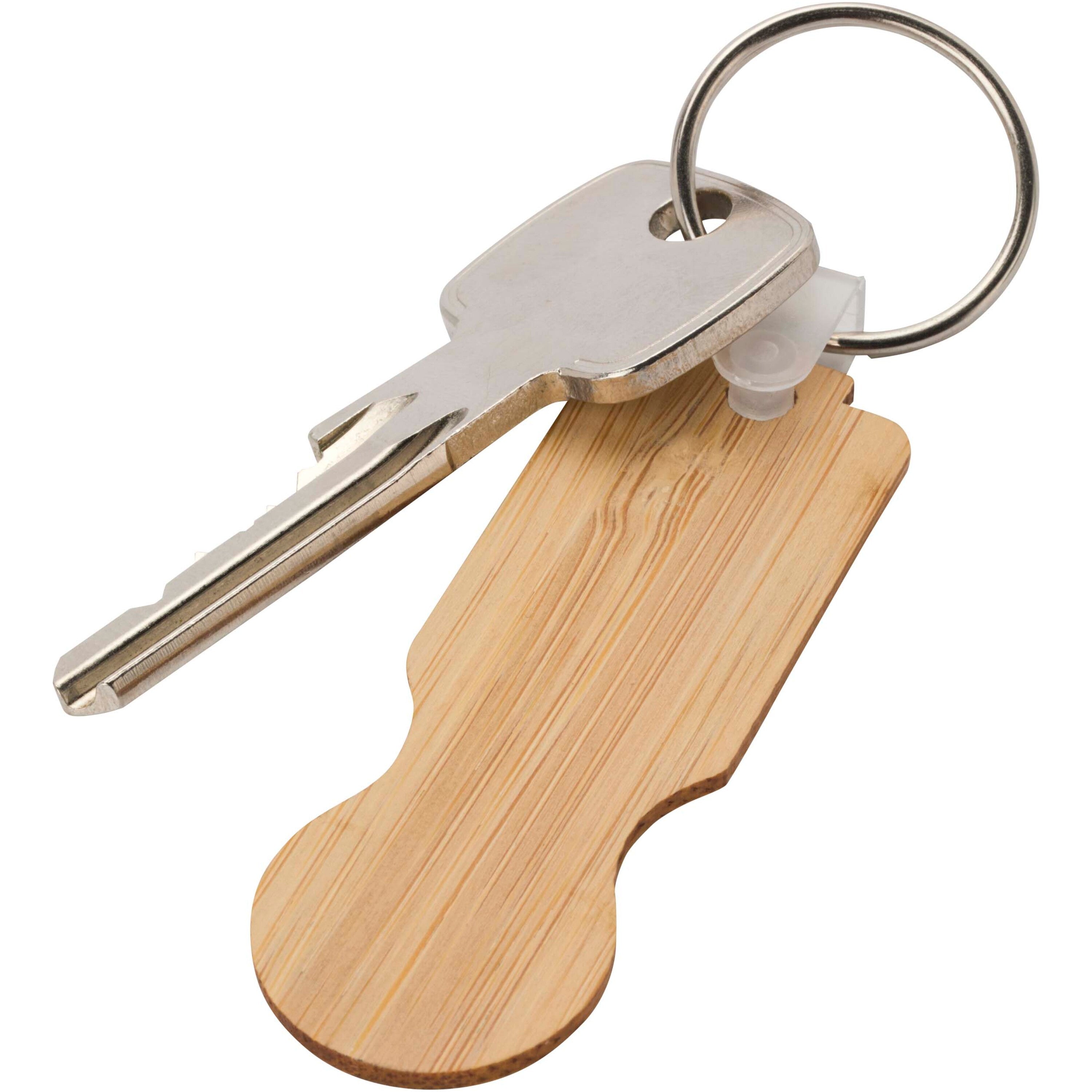 Ronan Bamboo Cart Keychain