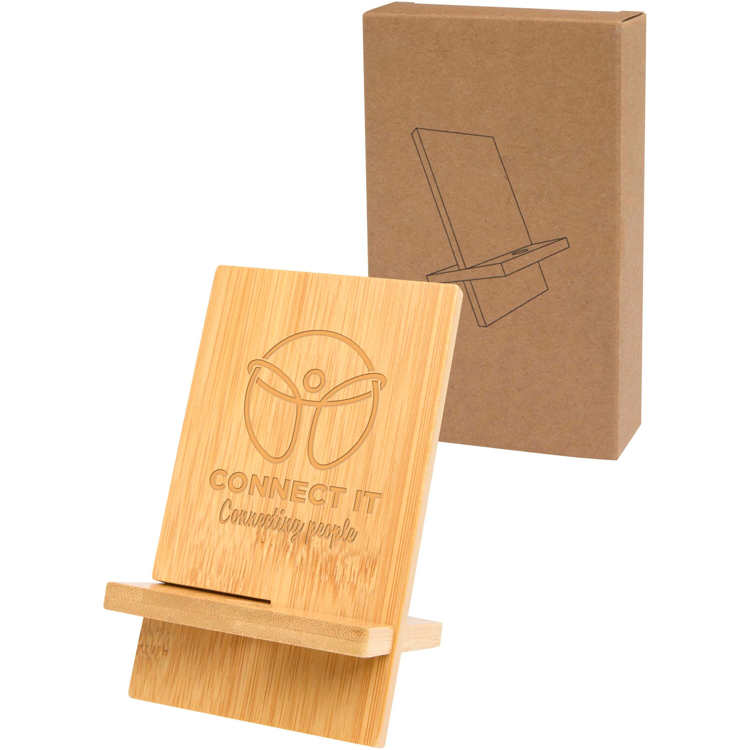 Ceibo Detachable Bamboo Phone Stand