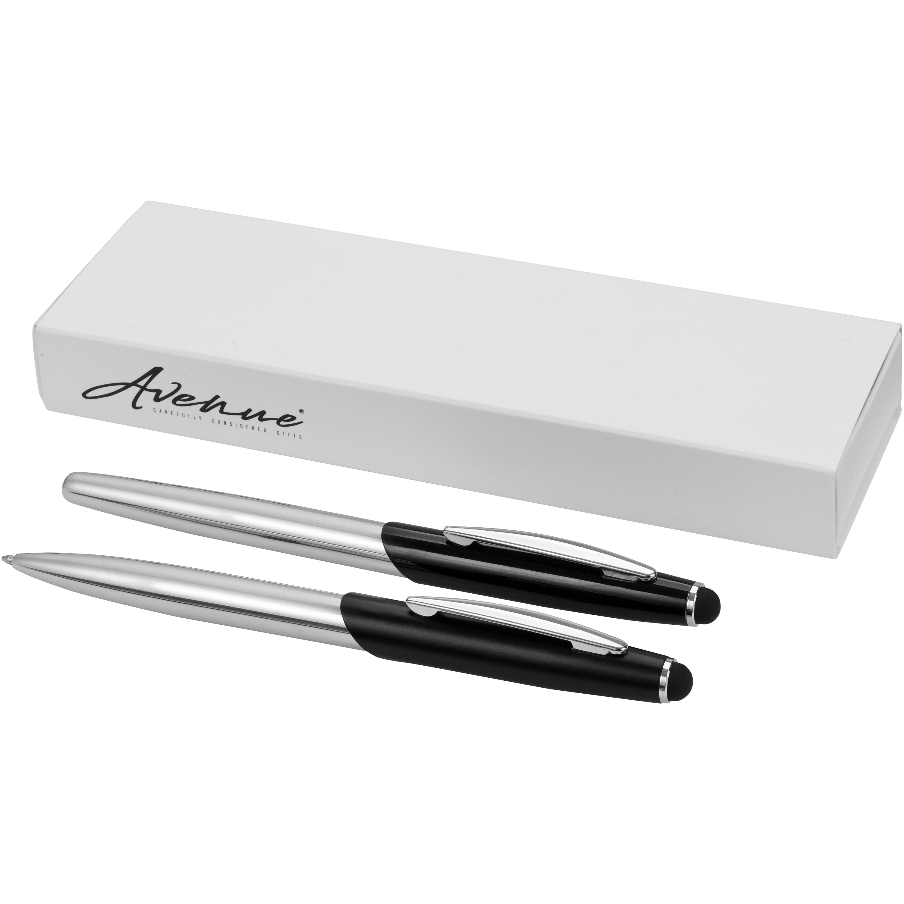 Geneva Stylus Ballpoint and Rollerball Pen Set