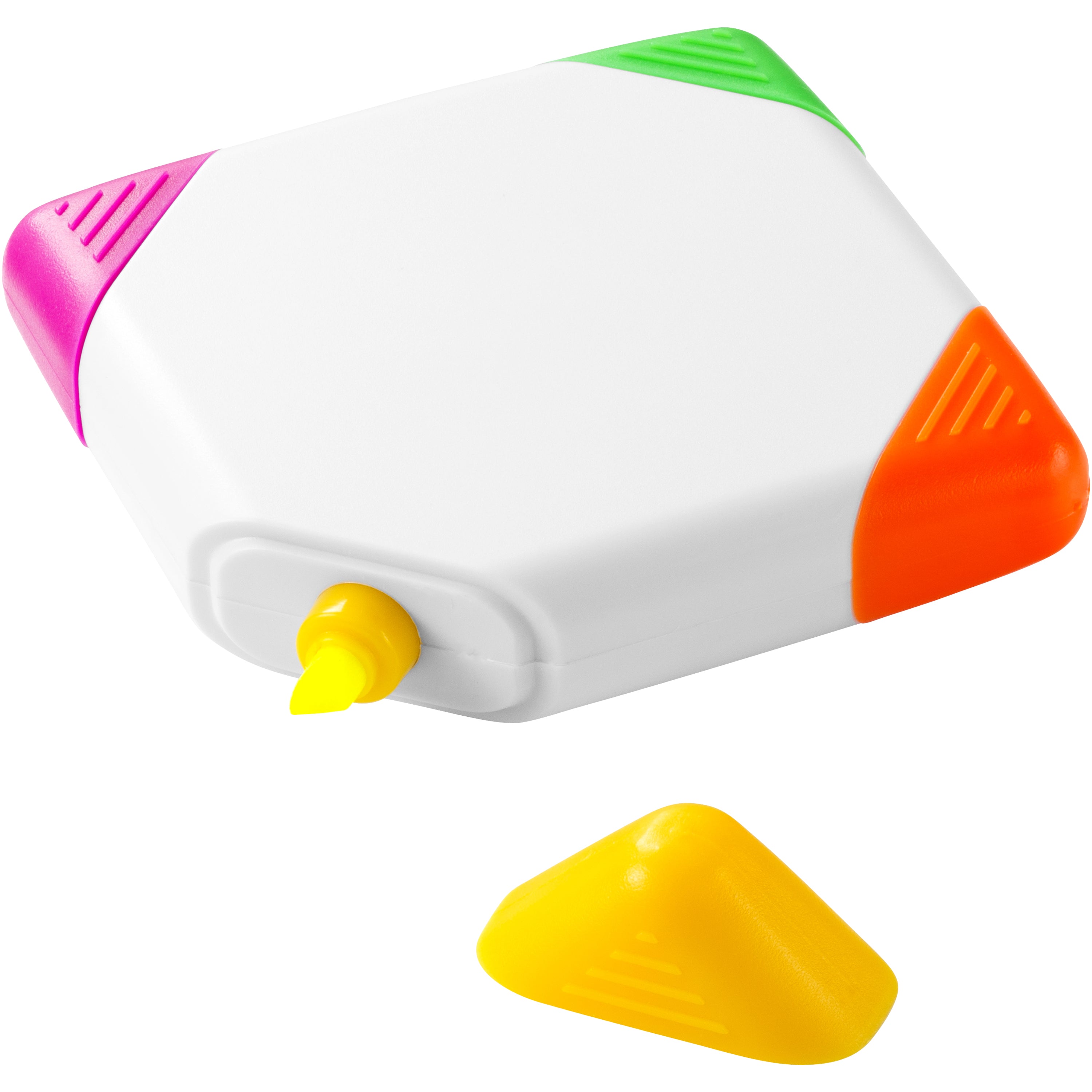 Square Shaped 4-Colour Highlighter