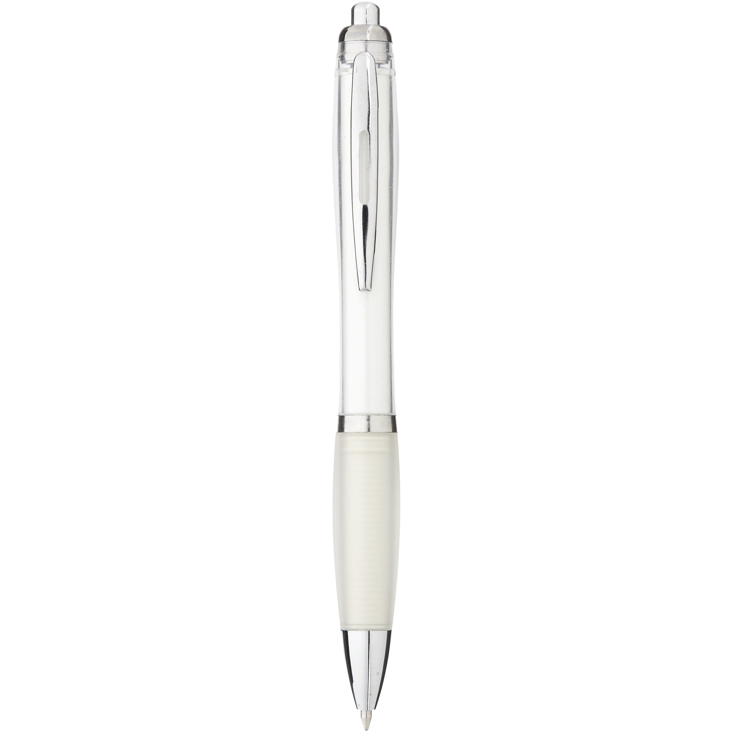 Coloured Barrel and Soft Touch Grip Ballpoint Pen