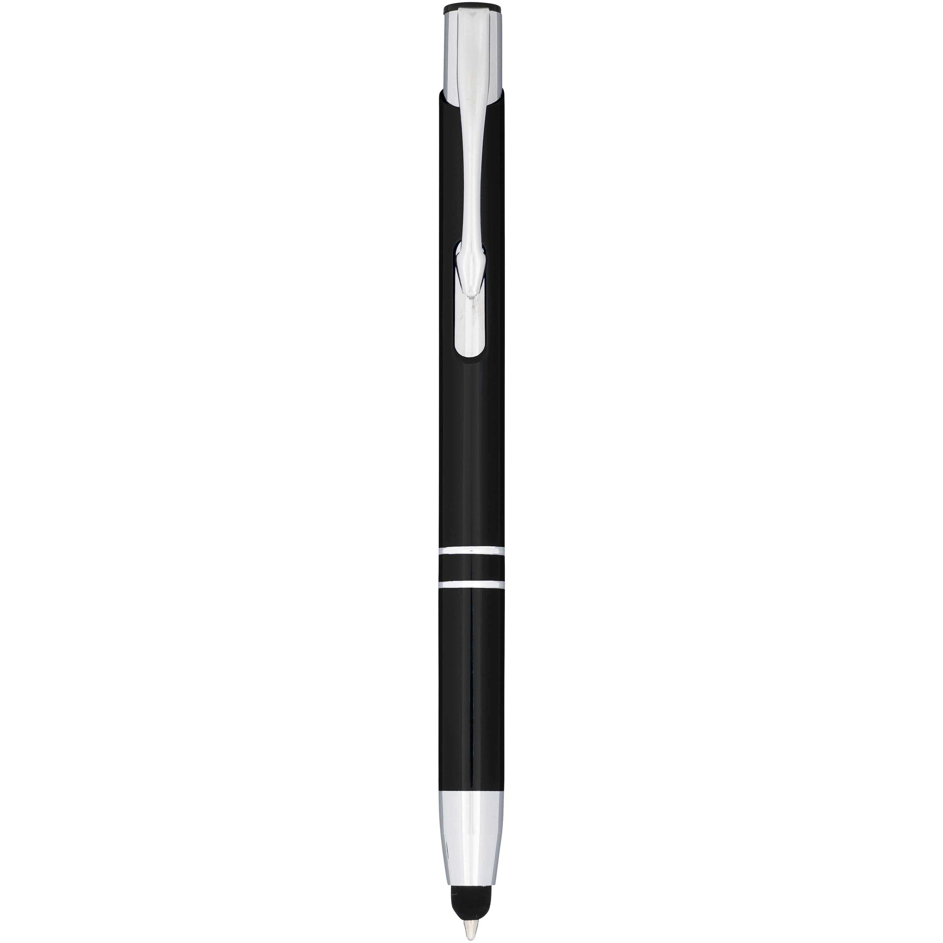 Moneta Anodised Aluminium Click Stylus Ballpoint Pen