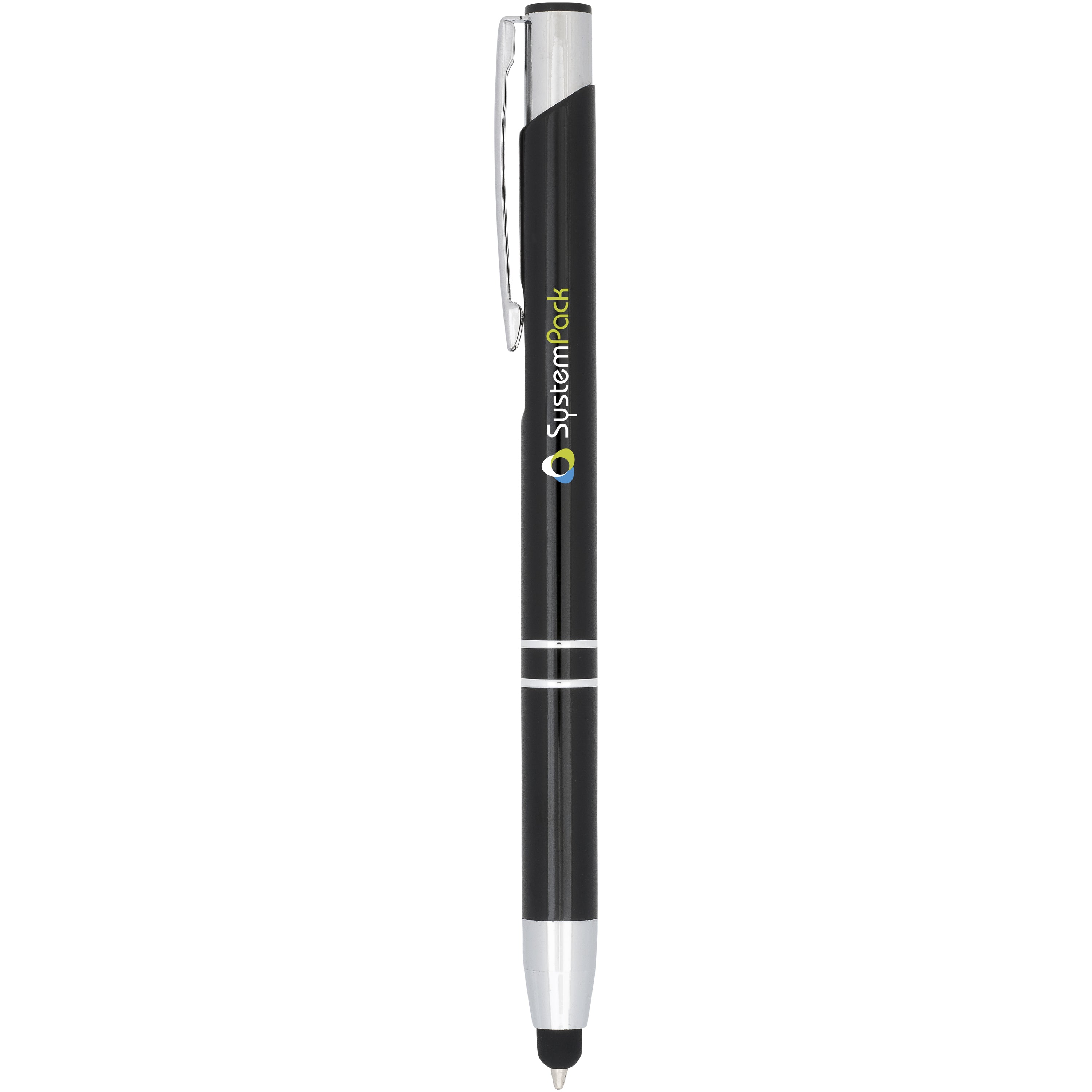 Moneta Anodised Aluminium Click Stylus Ballpoint Pen